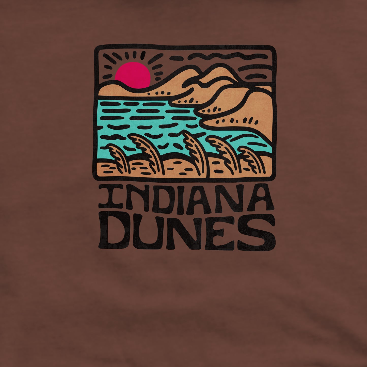 Indiana Dunes National Park Crewneck Sweatshirt Adventure and Outdoors Themed Sweatshirt