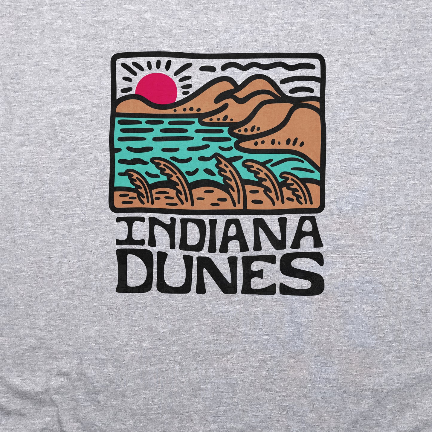 Indiana Dunes National Park Crewneck Sweatshirt Adventure and Outdoors Themed Sweatshirt
