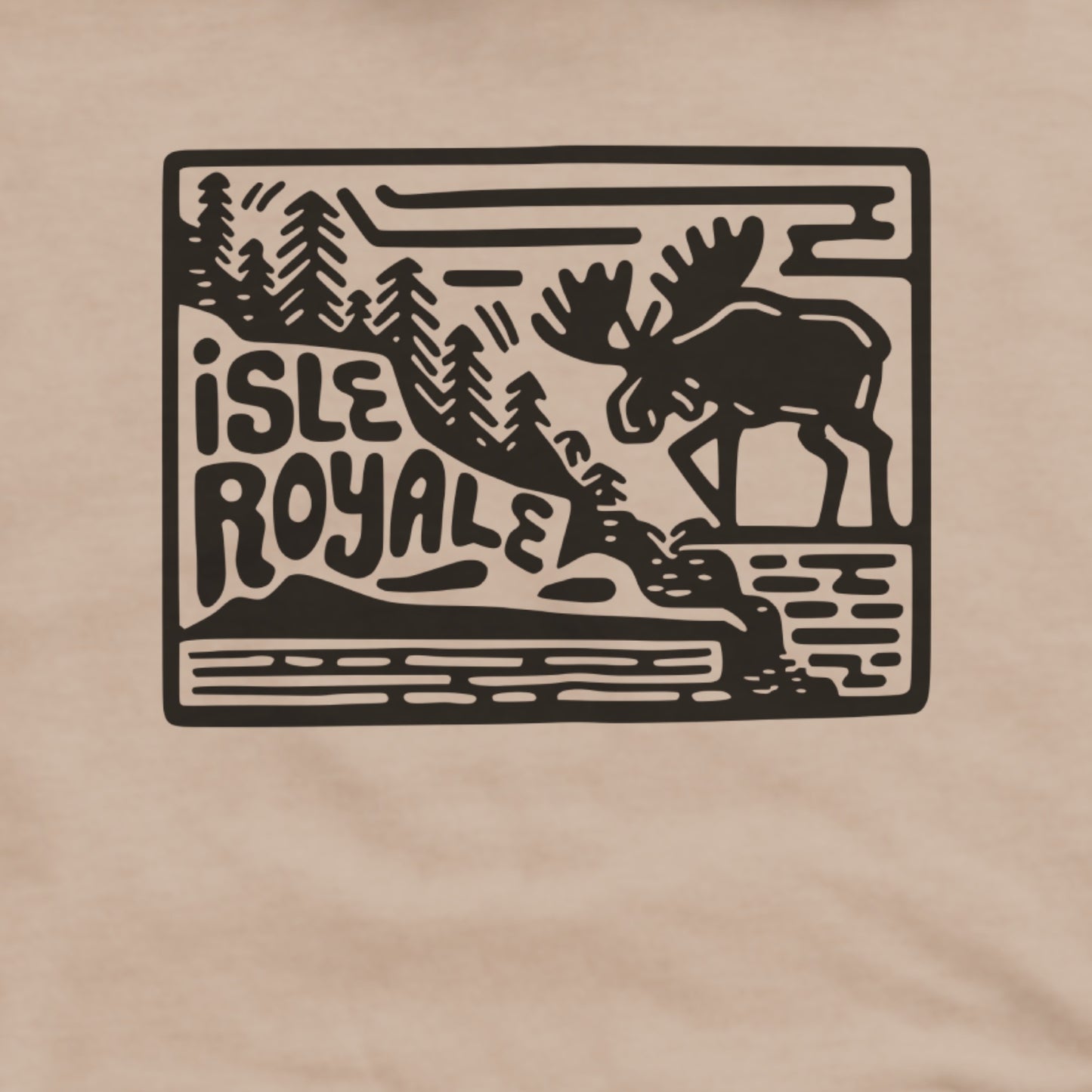 Isle Royale National Park Hoodie Adventure and Outdoors Themed Hoodie