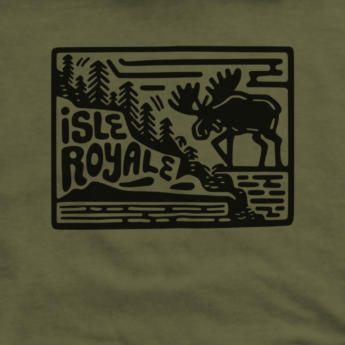 Isle Royale National Park Hoodie Adventure and Outdoors Themed Hoodie