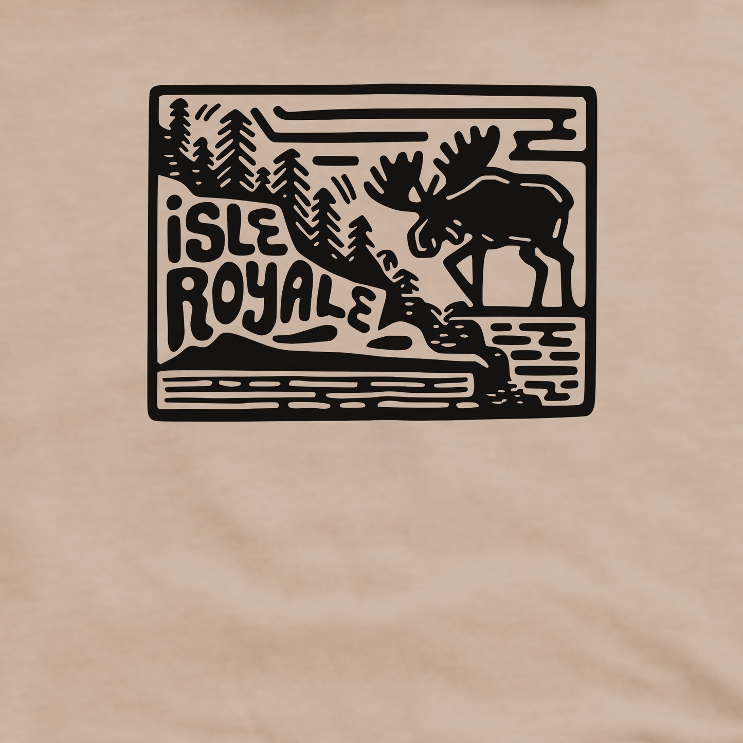 Isle Royale National Park Crewneck Sweatshirt Adventure and Outdoors Themed Sweatshirt