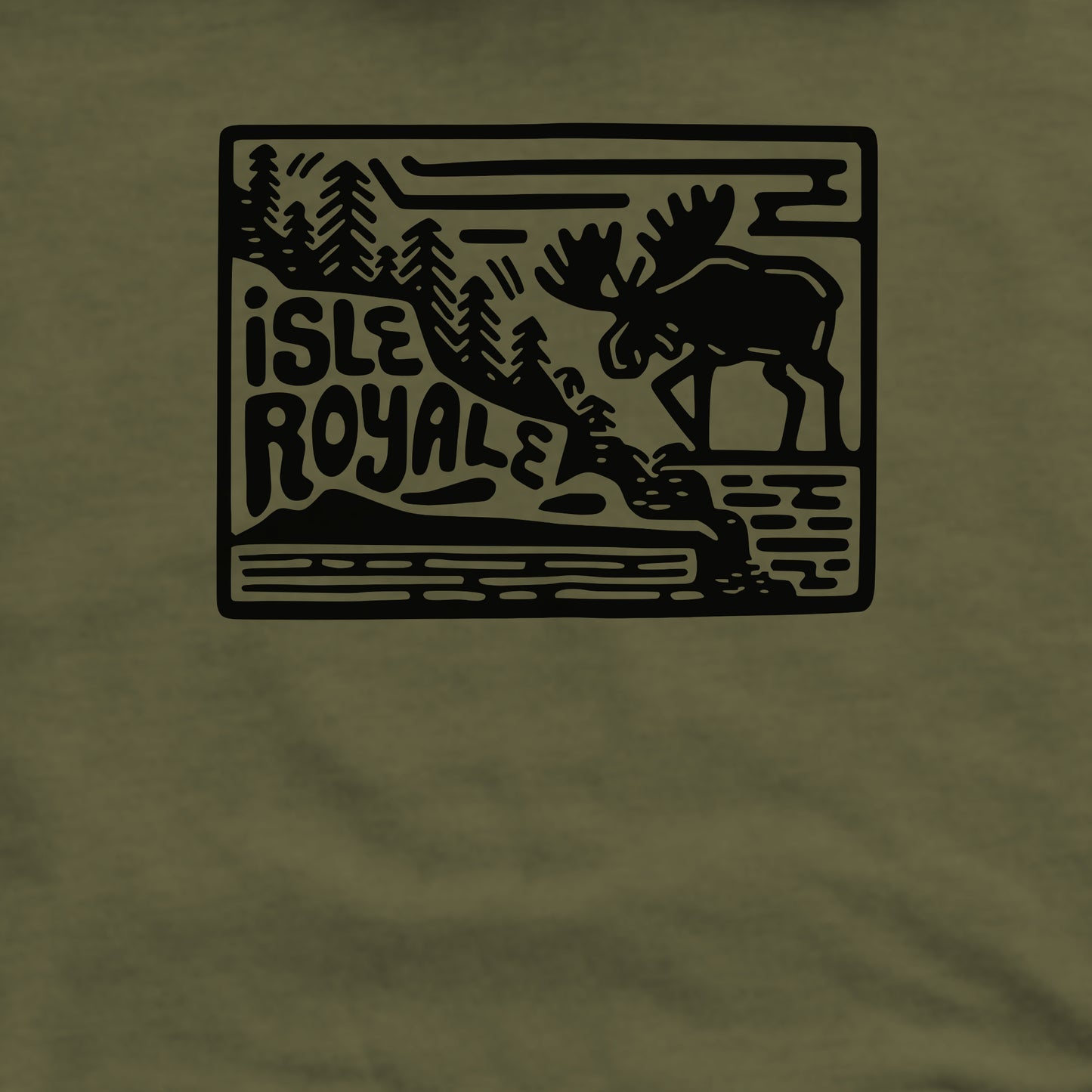 Isle Royale National Park Crewneck Sweatshirt Adventure and Outdoors Themed Sweatshirt