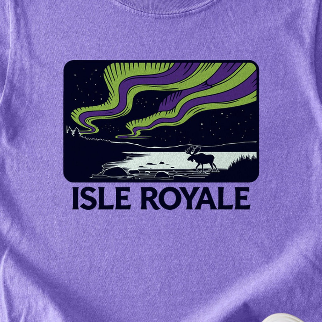 Isle Royale at Night Kids Cotton T-Shirt