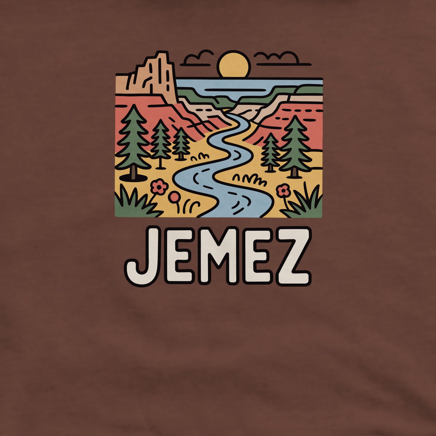 Jemez National Recreation Area Crewneck Sweatshirt Adventure and Outdoors Themed Sweatshirt