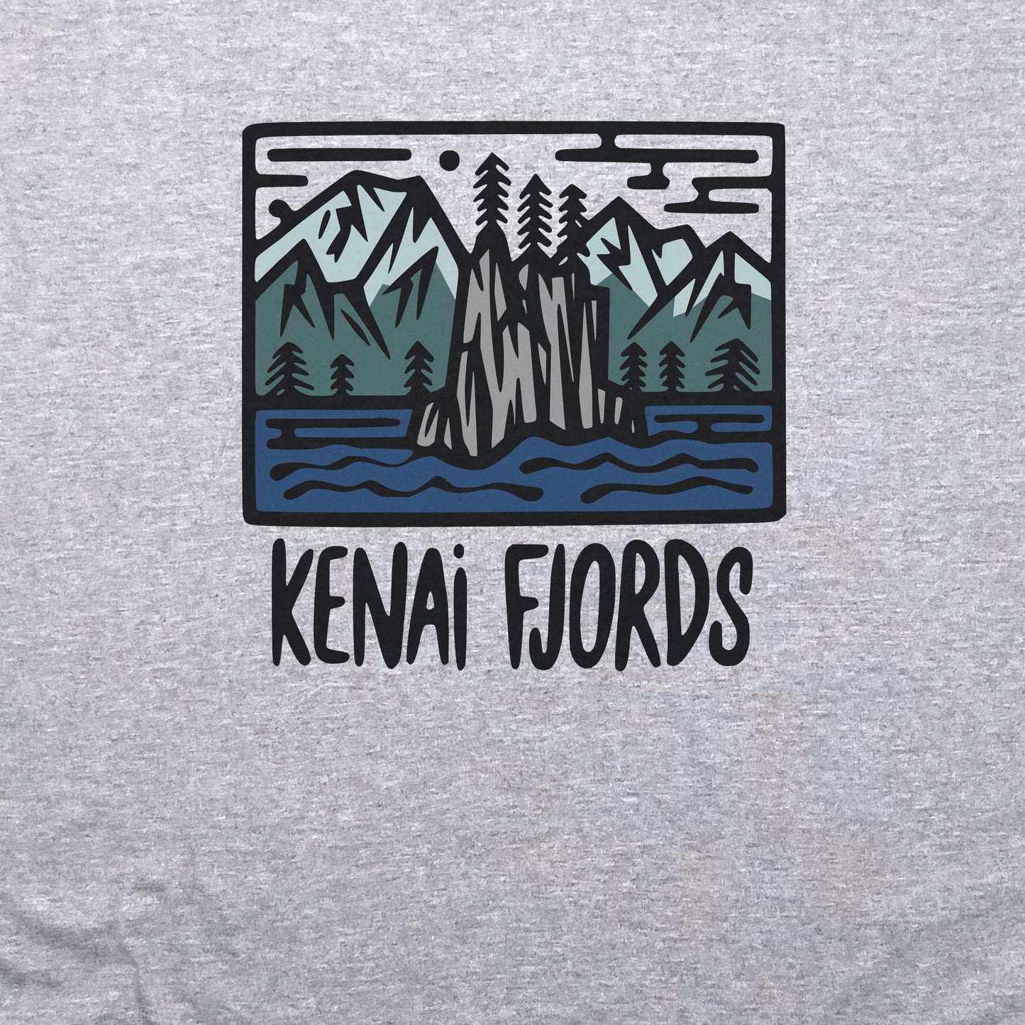 Kenai Fjords National Park Crewneck Sweatshirt Adventure and Outdoors Themed Sweatshirt