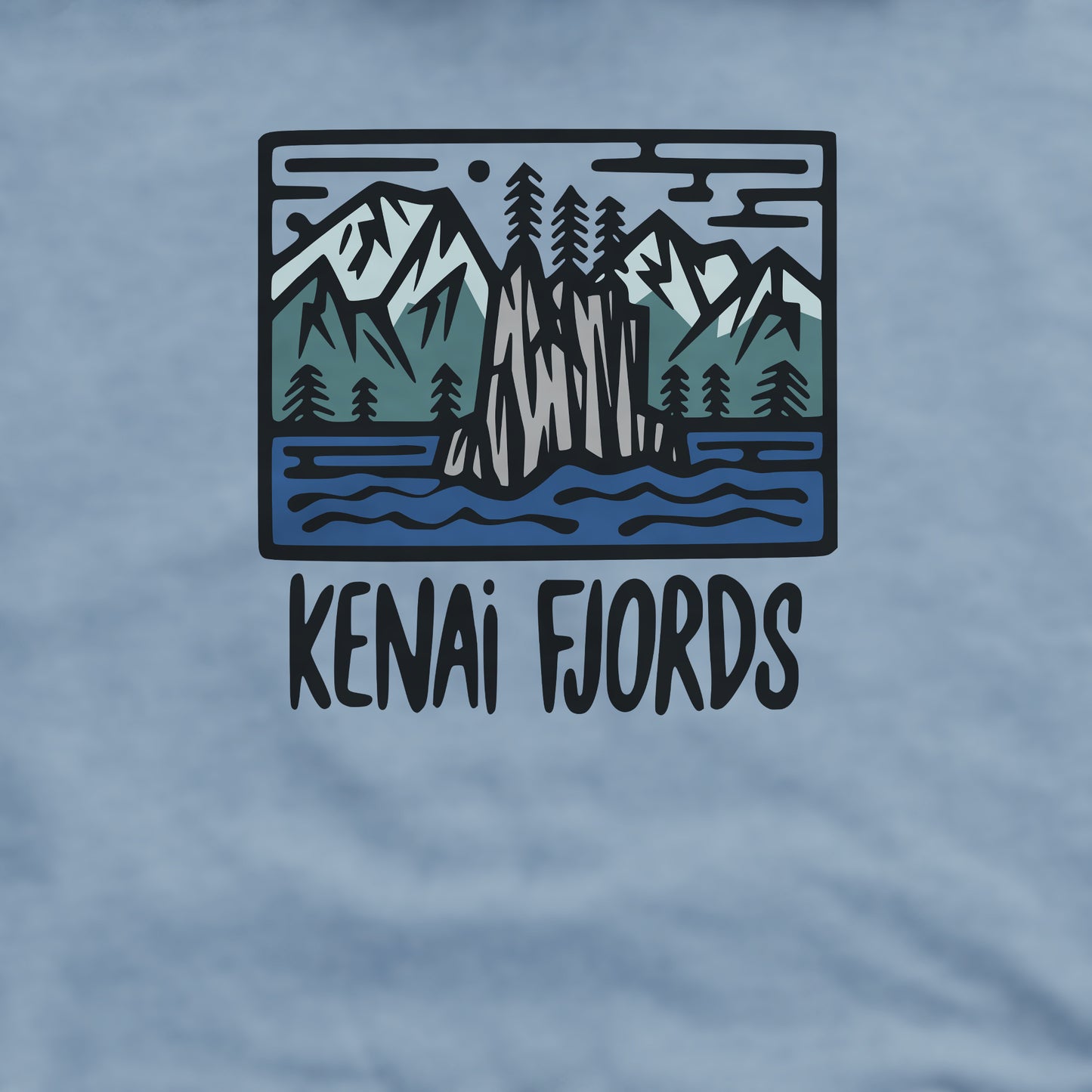 Kenai Fjords National Park Crewneck Sweatshirt Adventure and Outdoors Themed Sweatshirt