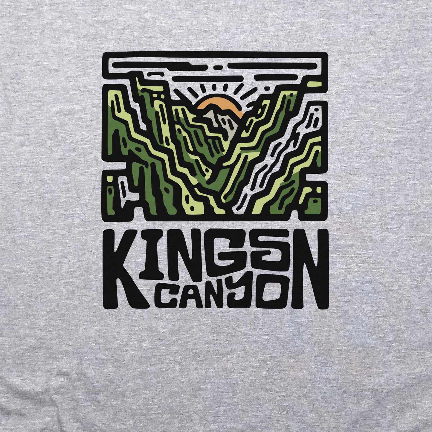 Kings Canyon National Park Crewneck Sweatshirt Adventure and Outdoors Themed Sweatshirt