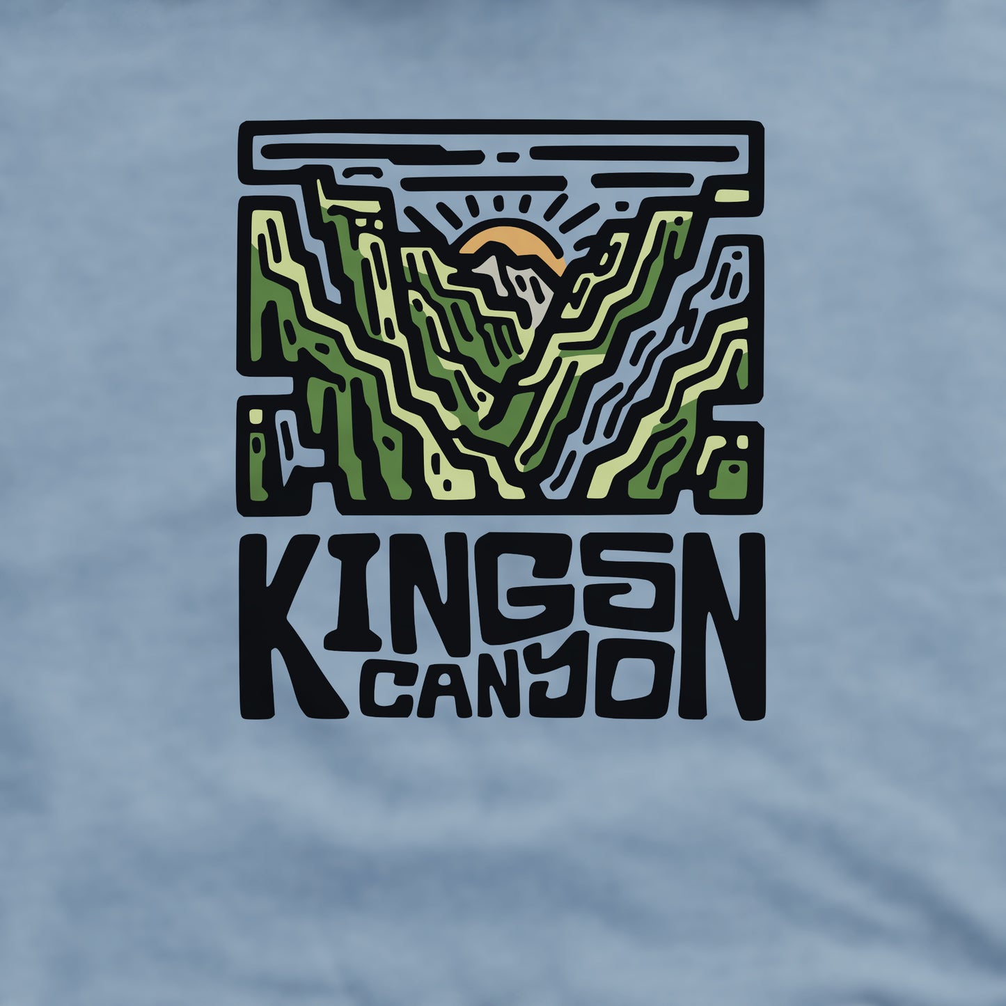 Kings Canyon National Park Crewneck Sweatshirt Adventure and Outdoors Themed Sweatshirt