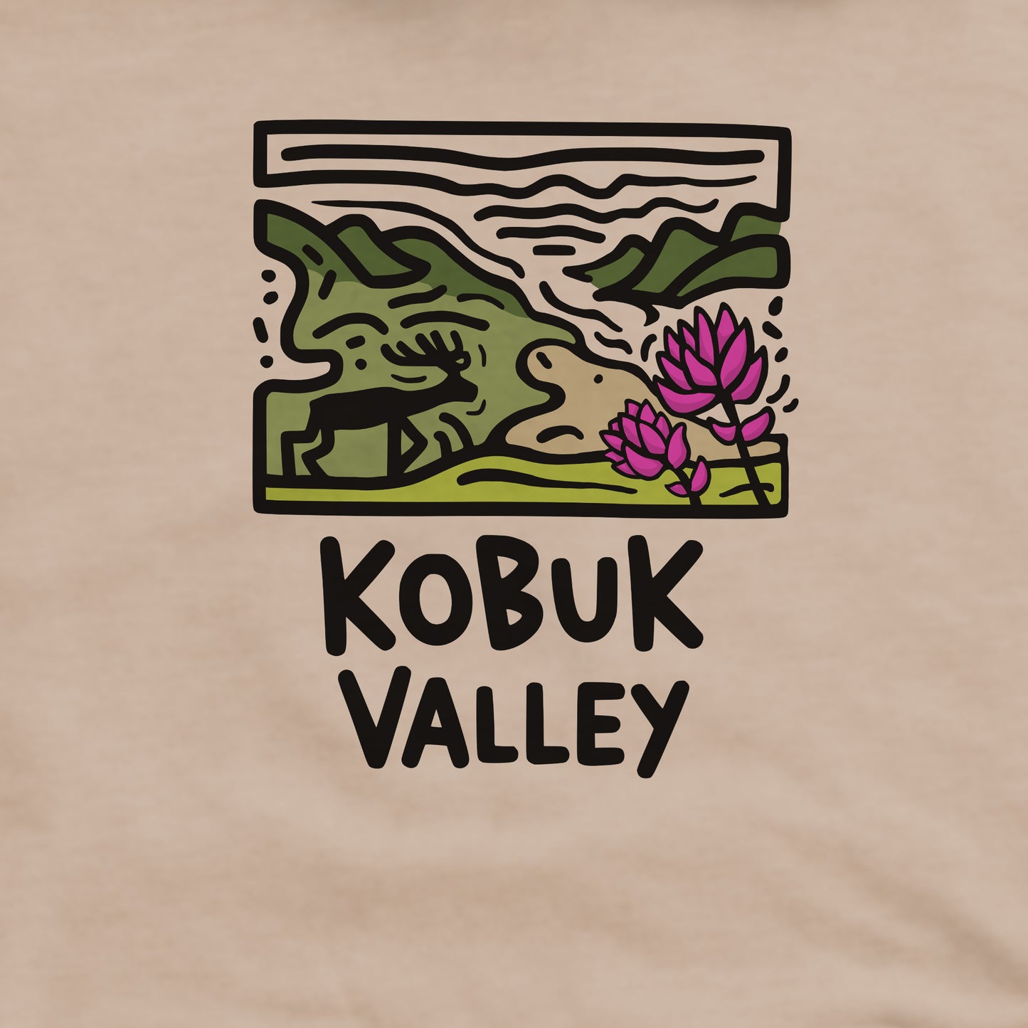 Kobuk Valley National Park Crewneck Sweatshirt Adventure and Outdoors Themed Sweatshirt