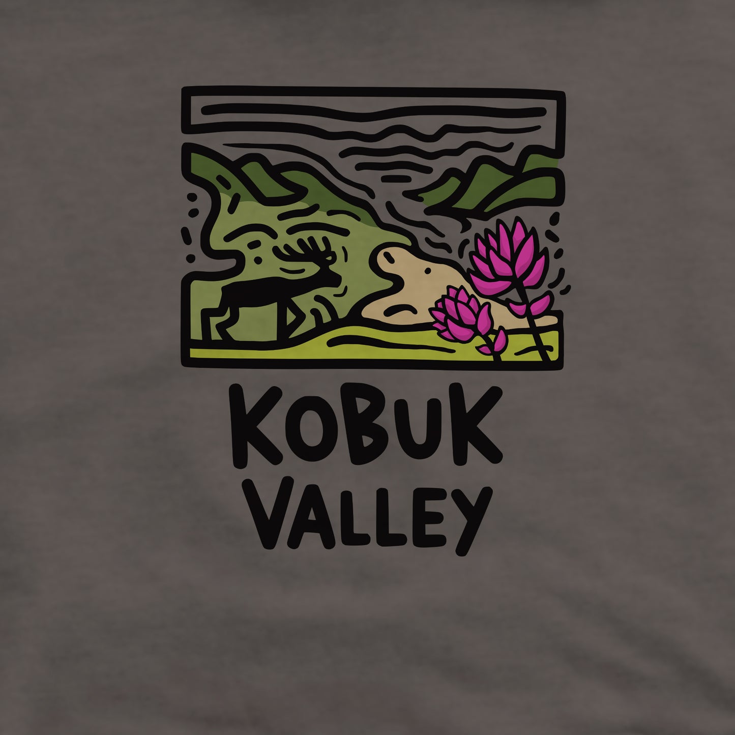 Kobuk Valley National Park Crewneck Sweatshirt Adventure and Outdoors Themed Sweatshirt