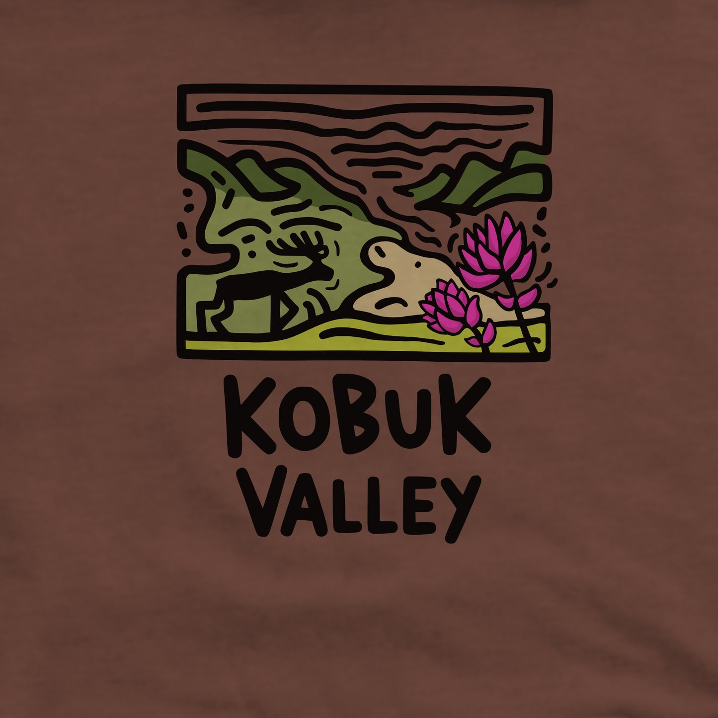 Kobuk Valley National Park Crewneck Sweatshirt Adventure and Outdoors Themed Sweatshirt