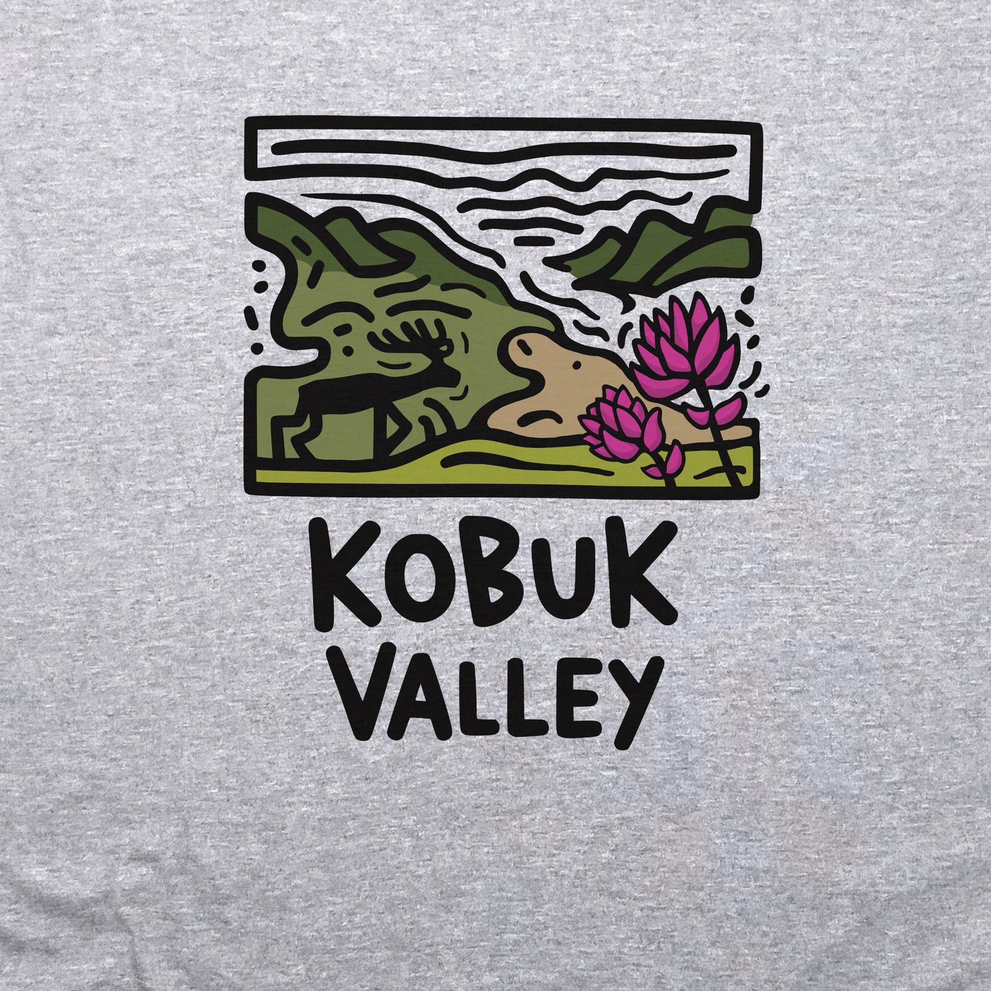 Kobuk Valley National Park Crewneck Sweatshirt Adventure and Outdoors Themed Sweatshirt