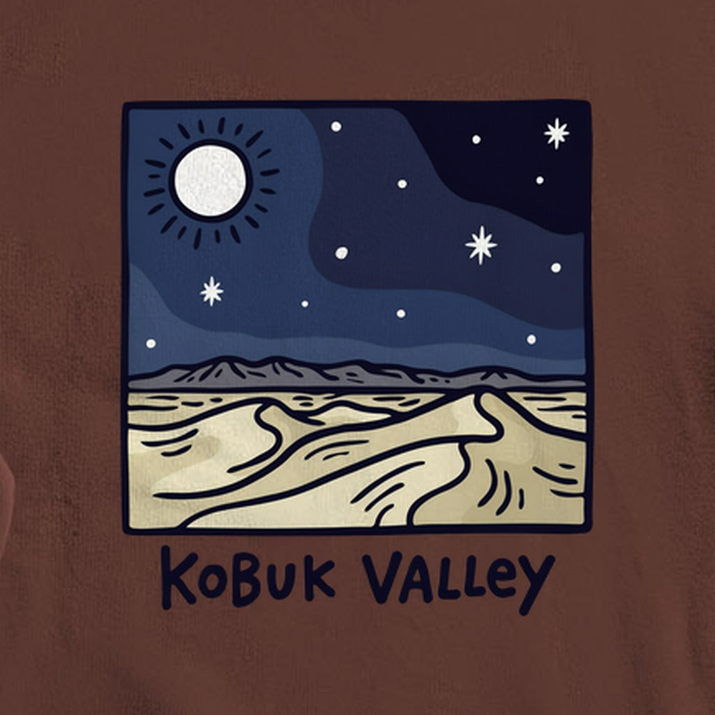 Kobuk Valley National Park at Night Crewneck Sweatshirt