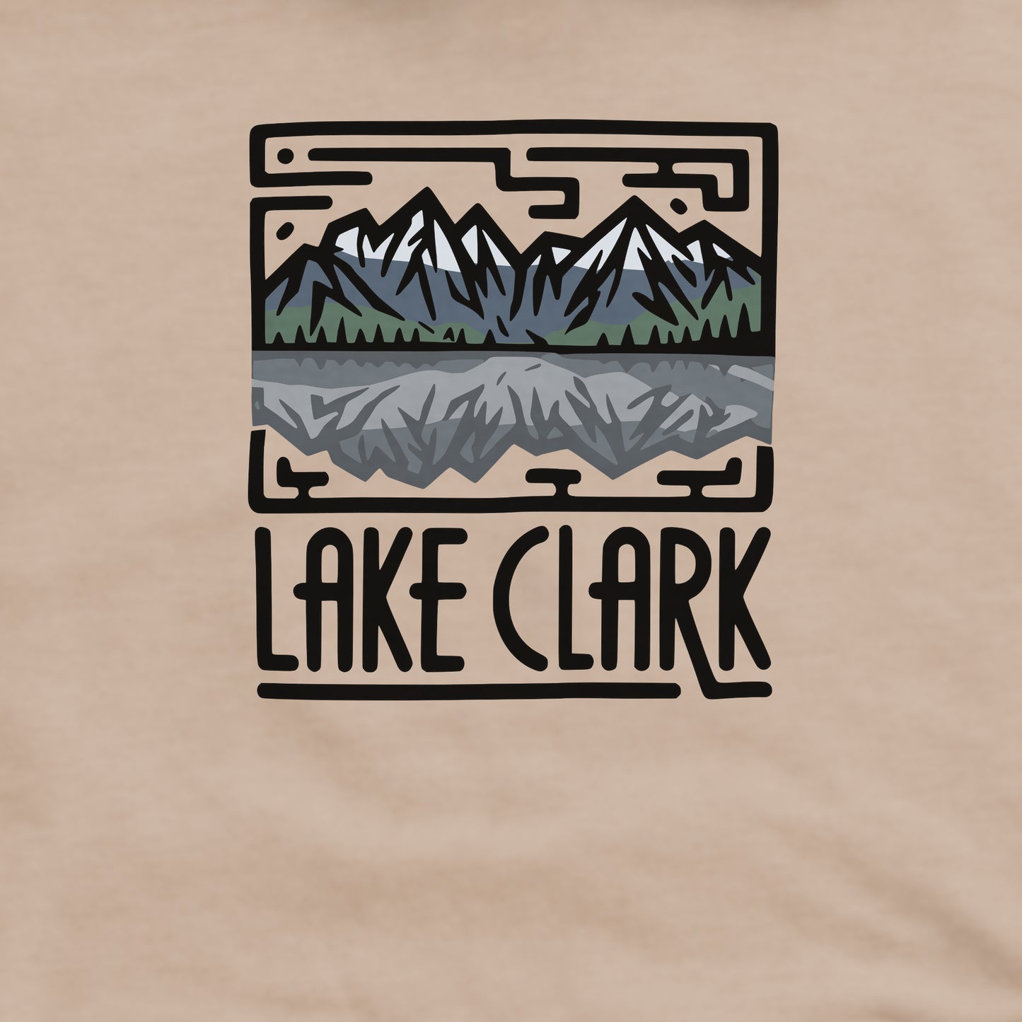 Lake Clark National Park Crewneck Sweatshirt Adventure and Outdoors Themed Sweatshirt