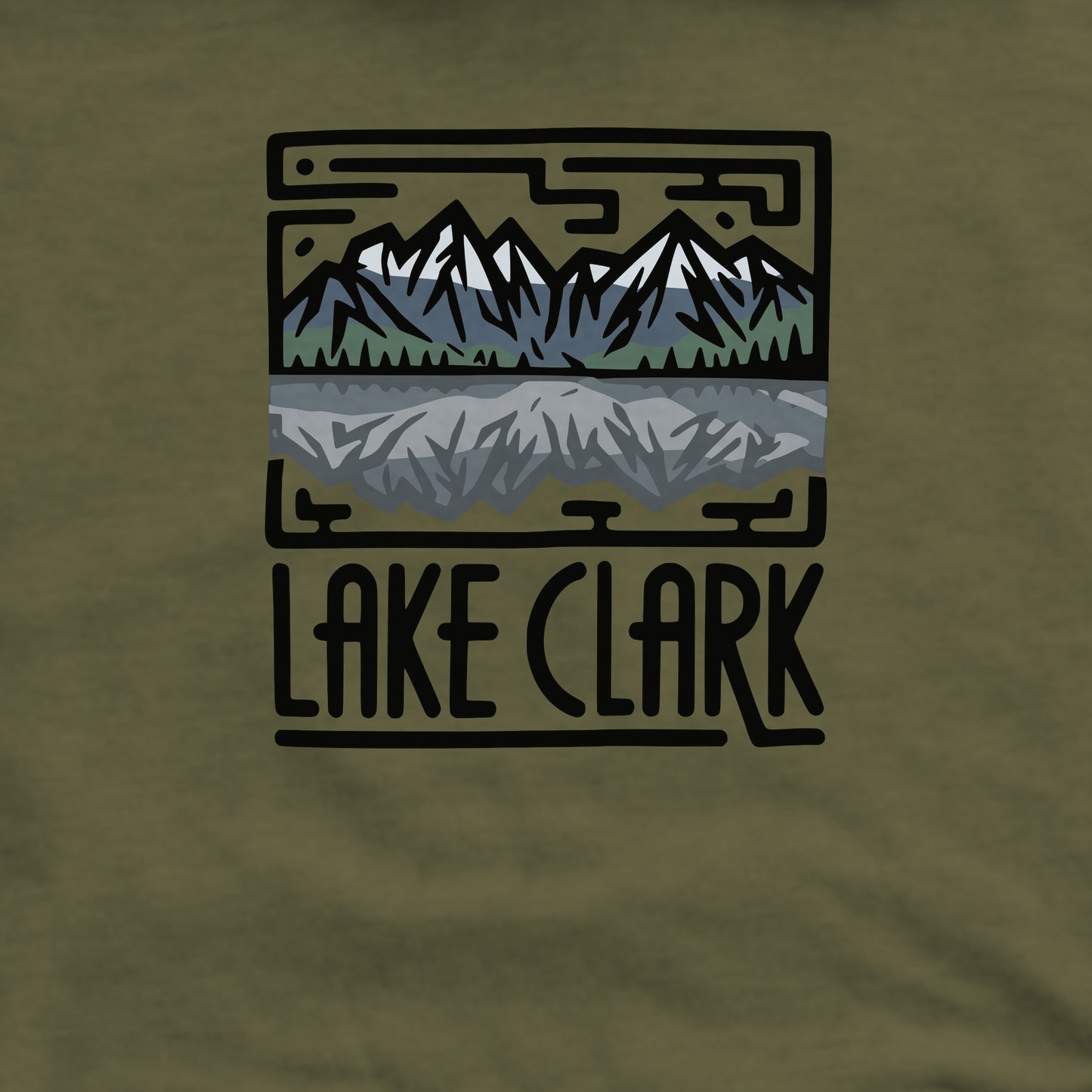 Lake Clark National Park Crewneck Sweatshirt Adventure and Outdoors Themed Sweatshirt
