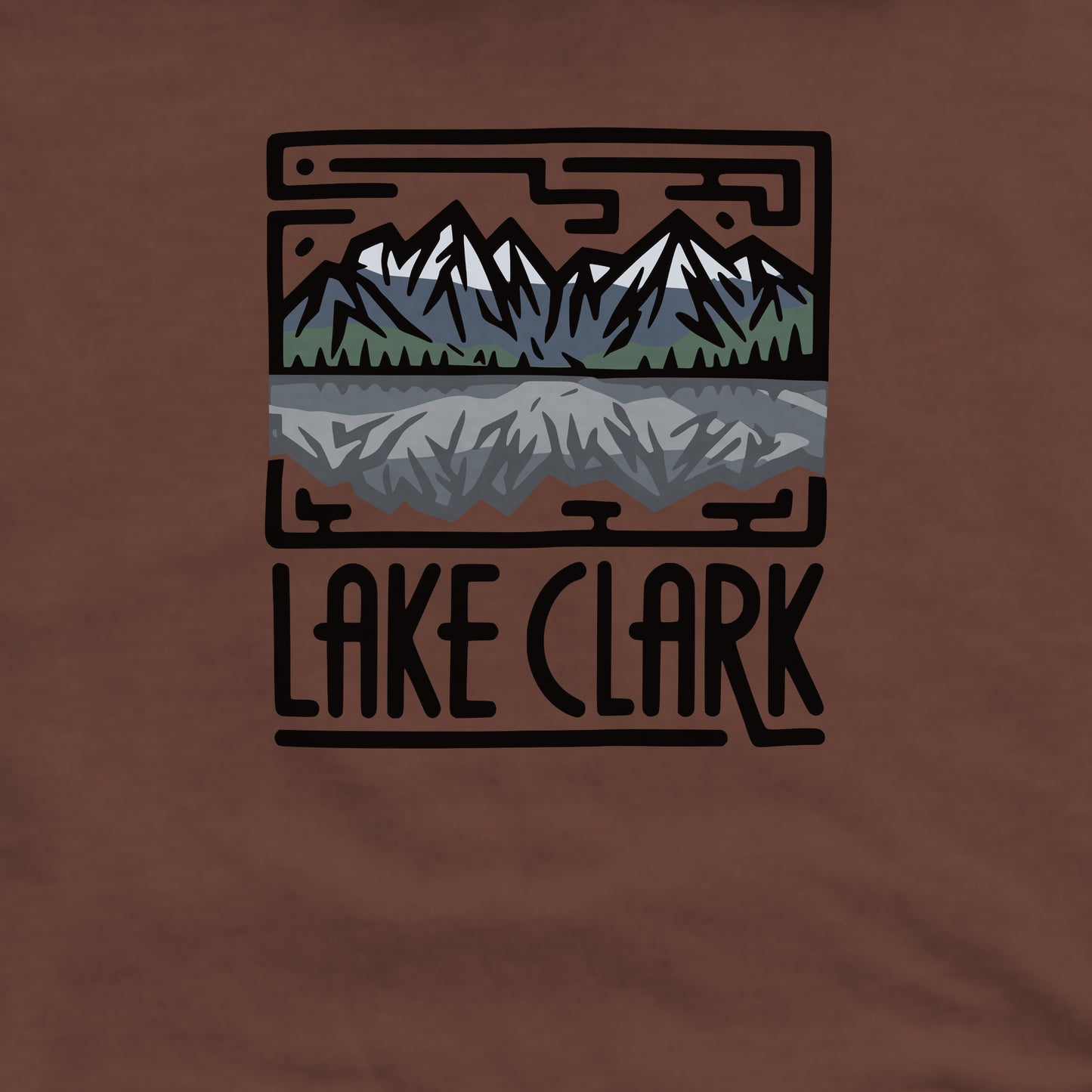 Lake Clark National Park Crewneck Sweatshirt Adventure and Outdoors Themed Sweatshirt