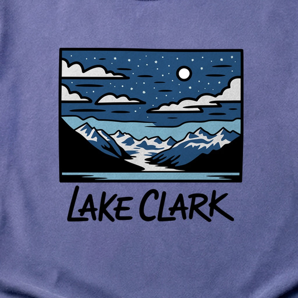 Lake Clark at Night Cotton T-Shirt