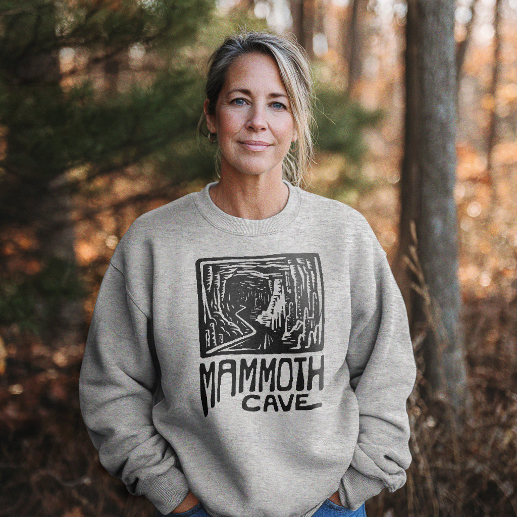 Mammoth Cave National Park Crewneck Sweatshirt Adventure and Outdoors Themed Sweatshirt