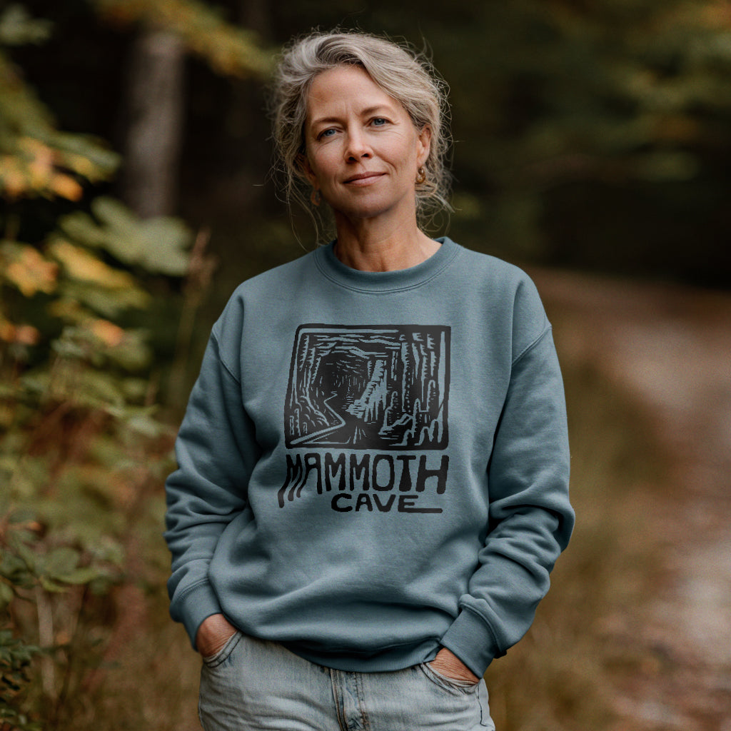Mammoth Cave National Park Crewneck Sweatshirt Adventure and Outdoors Themed Sweatshirt
