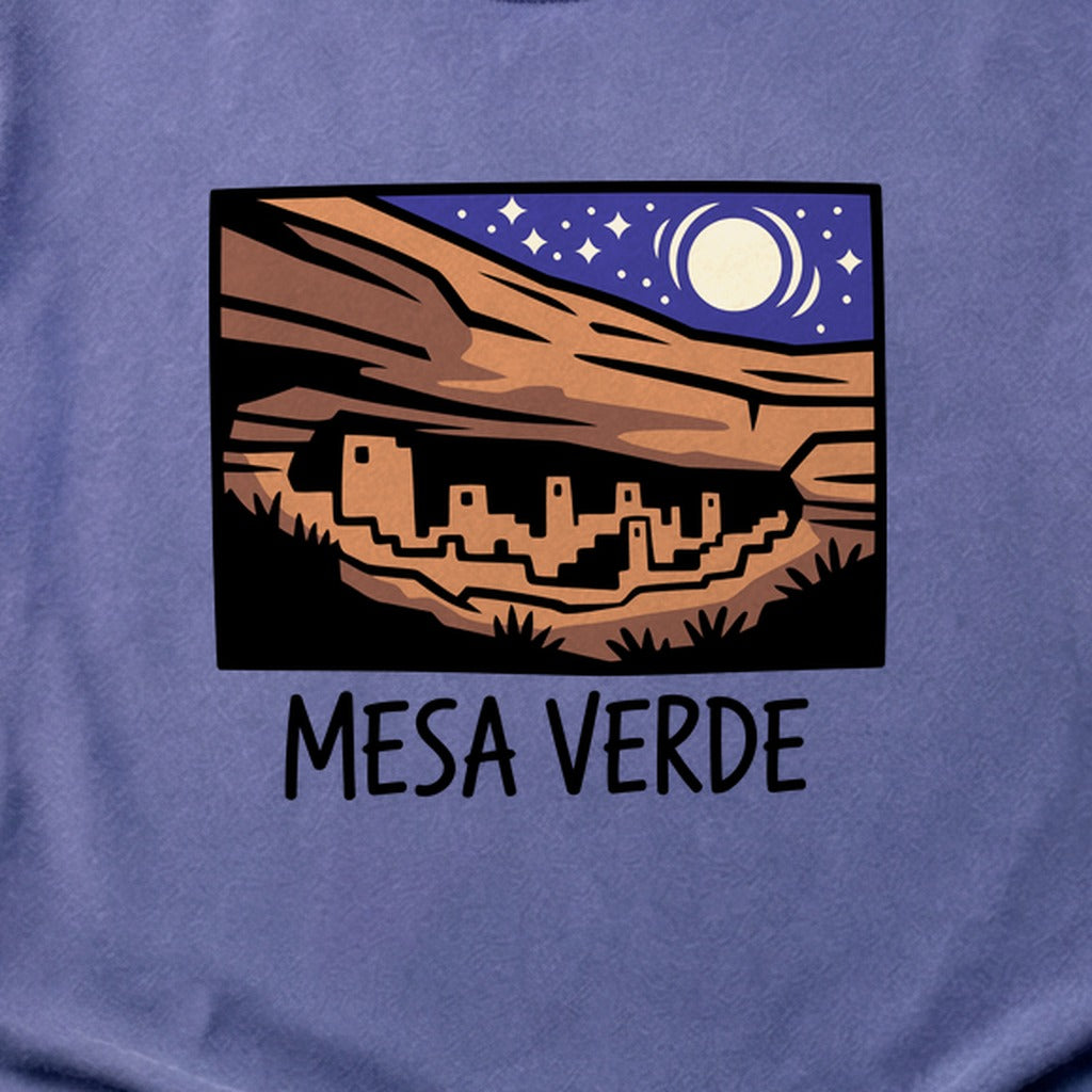 Mesa Verde at Night Cotton T-Shirt