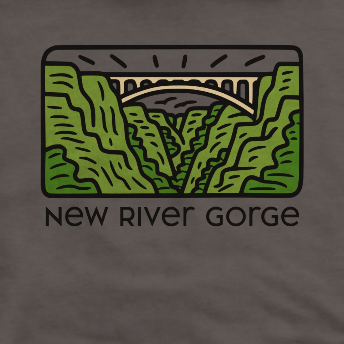 New River Gorge National Park Hoodie Adventure and Outdoors Themed Hoodie