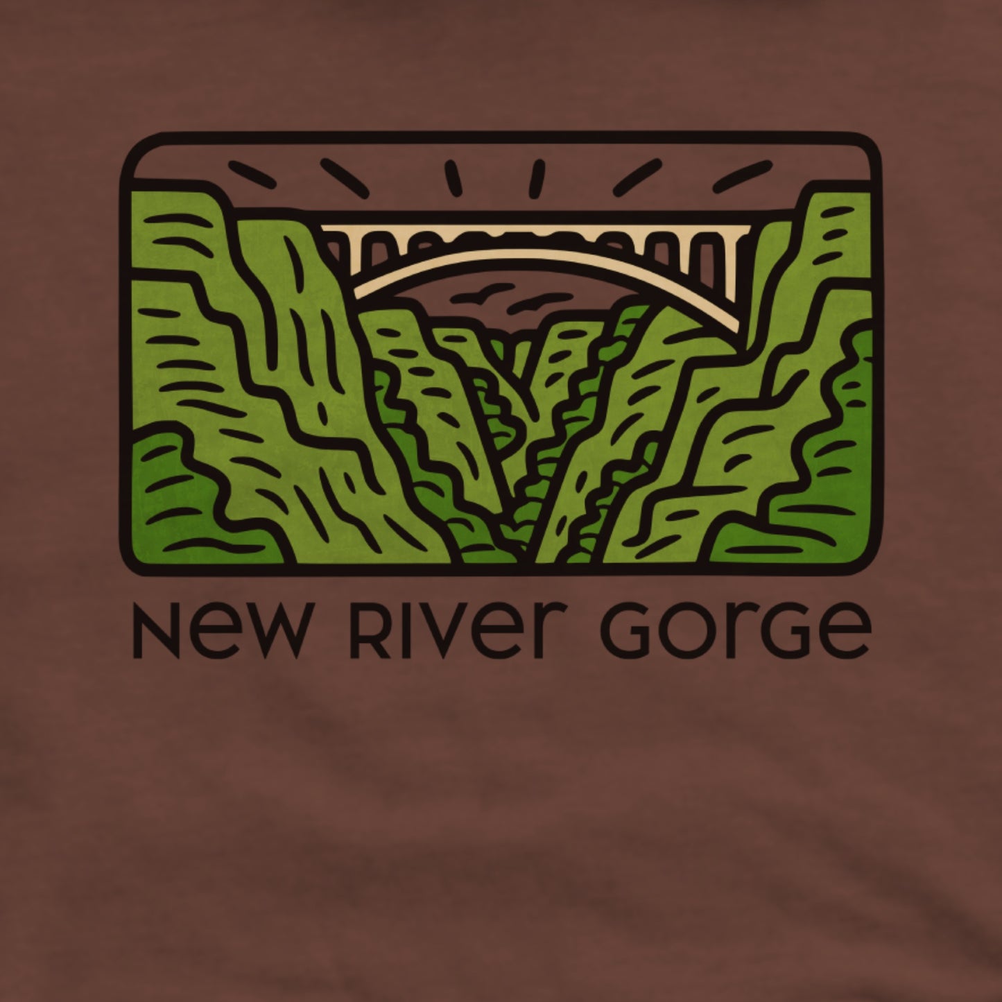 New River Gorge National Park Hoodie Adventure and Outdoors Themed Hoodie