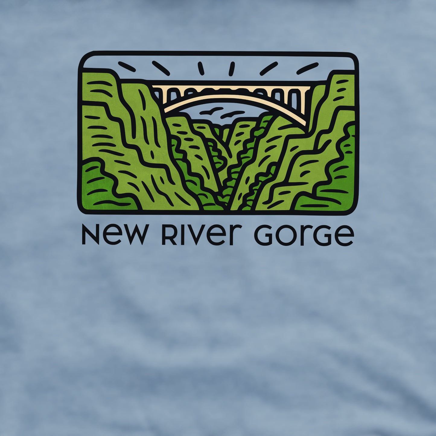 New River Gorge National Park Crewneck Sweatshirt Adventure and Outdoors Themed Sweatshirt