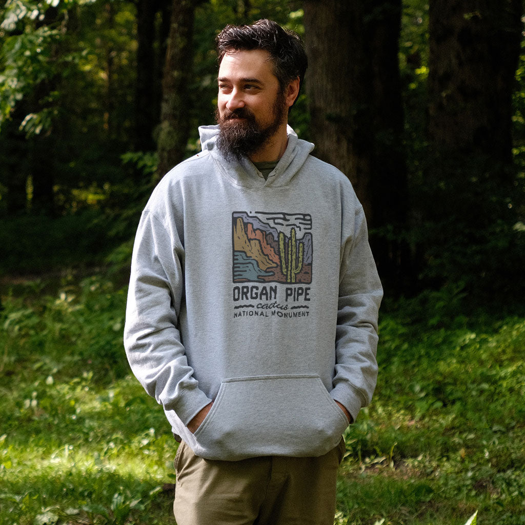 Organ Pipe Cactus National Monument Hoodie Adventure and Outdoors Themed Hoodie