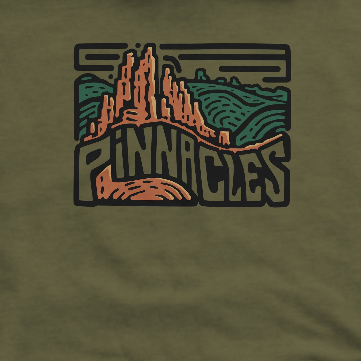 Pinnacles National Park Crewneck Sweatshirt Adventure and Outdoors Themed Sweatshirt