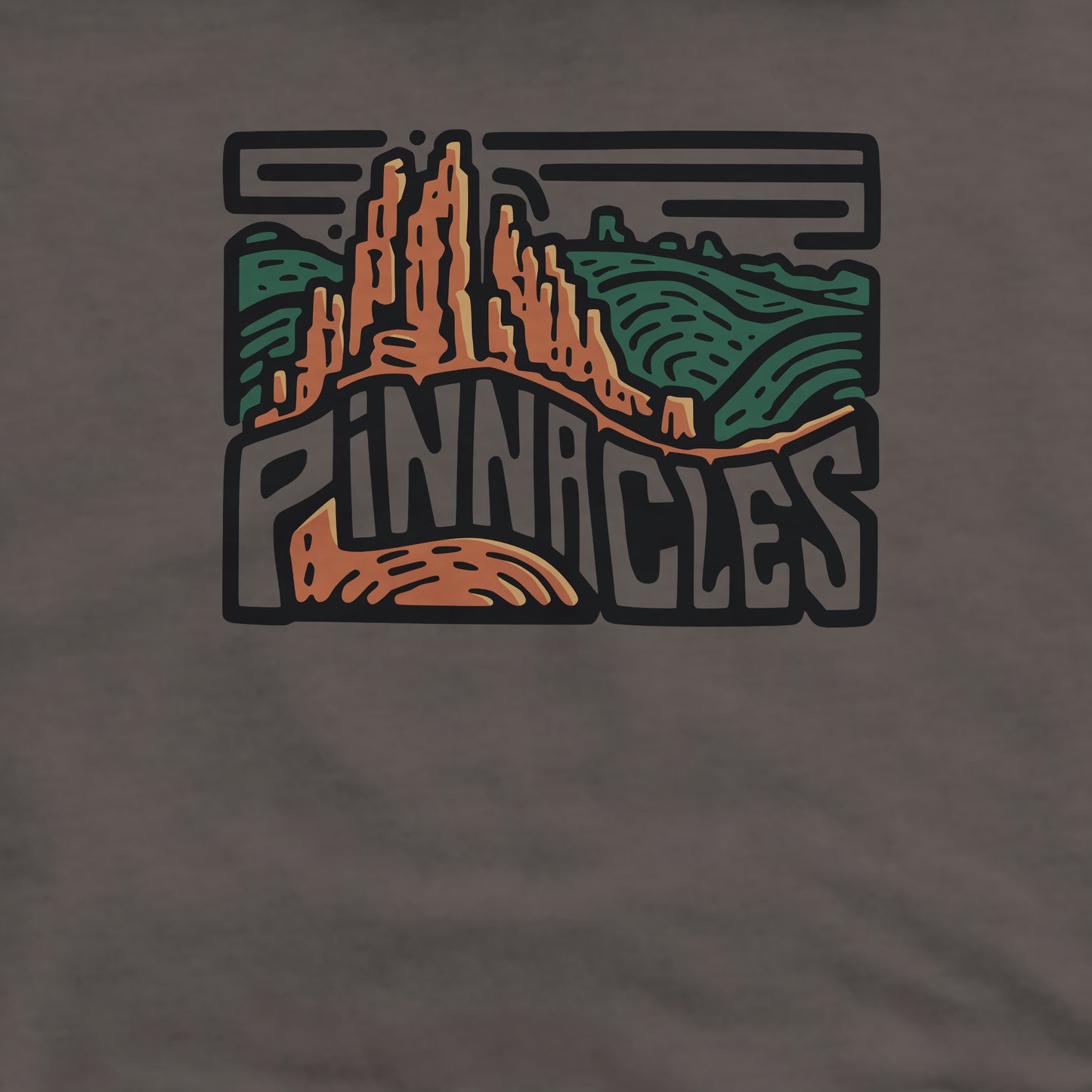 Pinnacles National Park Crewneck Sweatshirt Adventure and Outdoors Themed Sweatshirt
