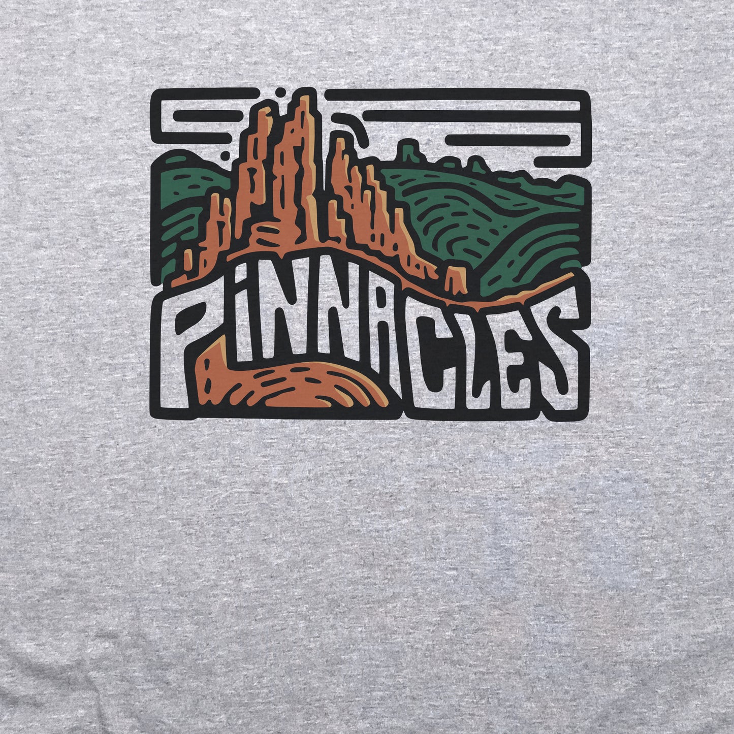 Pinnacles National Park Crewneck Sweatshirt Adventure and Outdoors Themed Sweatshirt