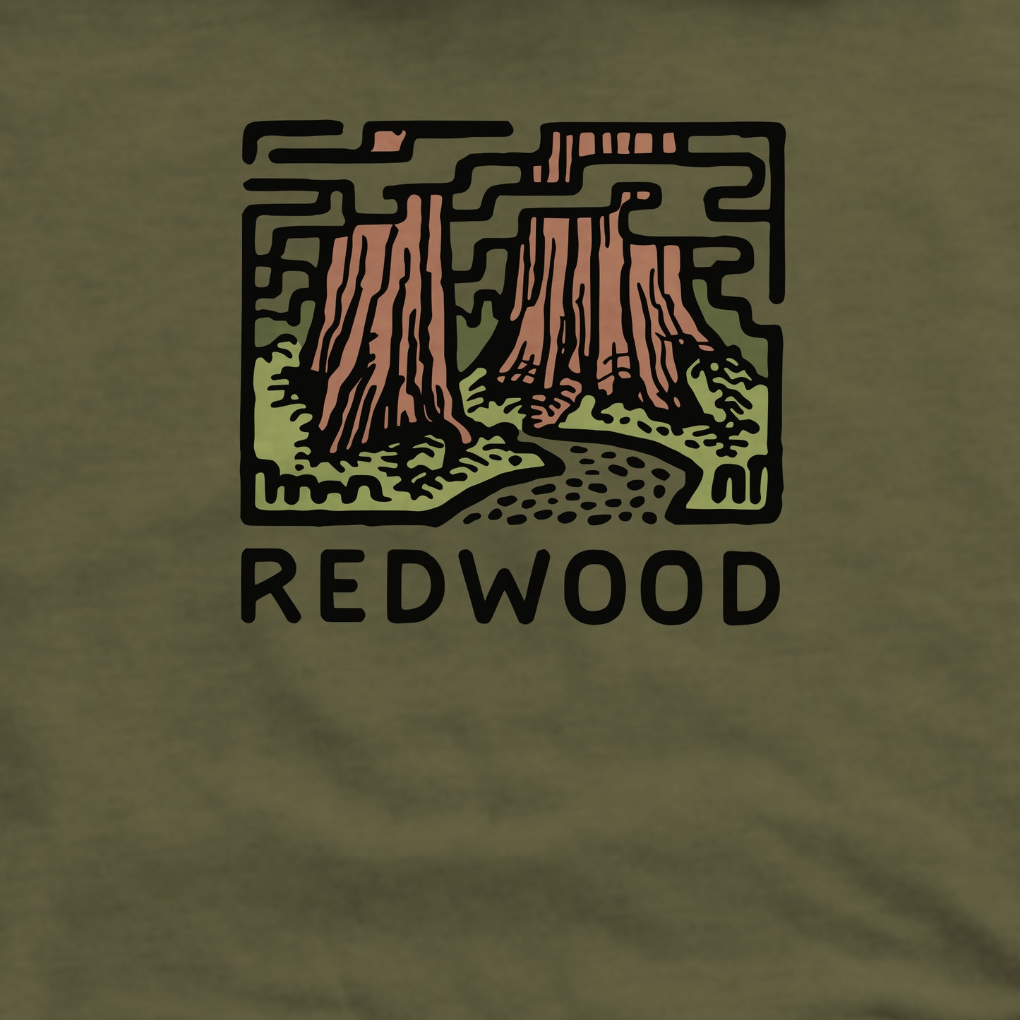 Redwood National Park Crewneck Sweatshirt Adventure and Outdoors Themed Sweatshirt