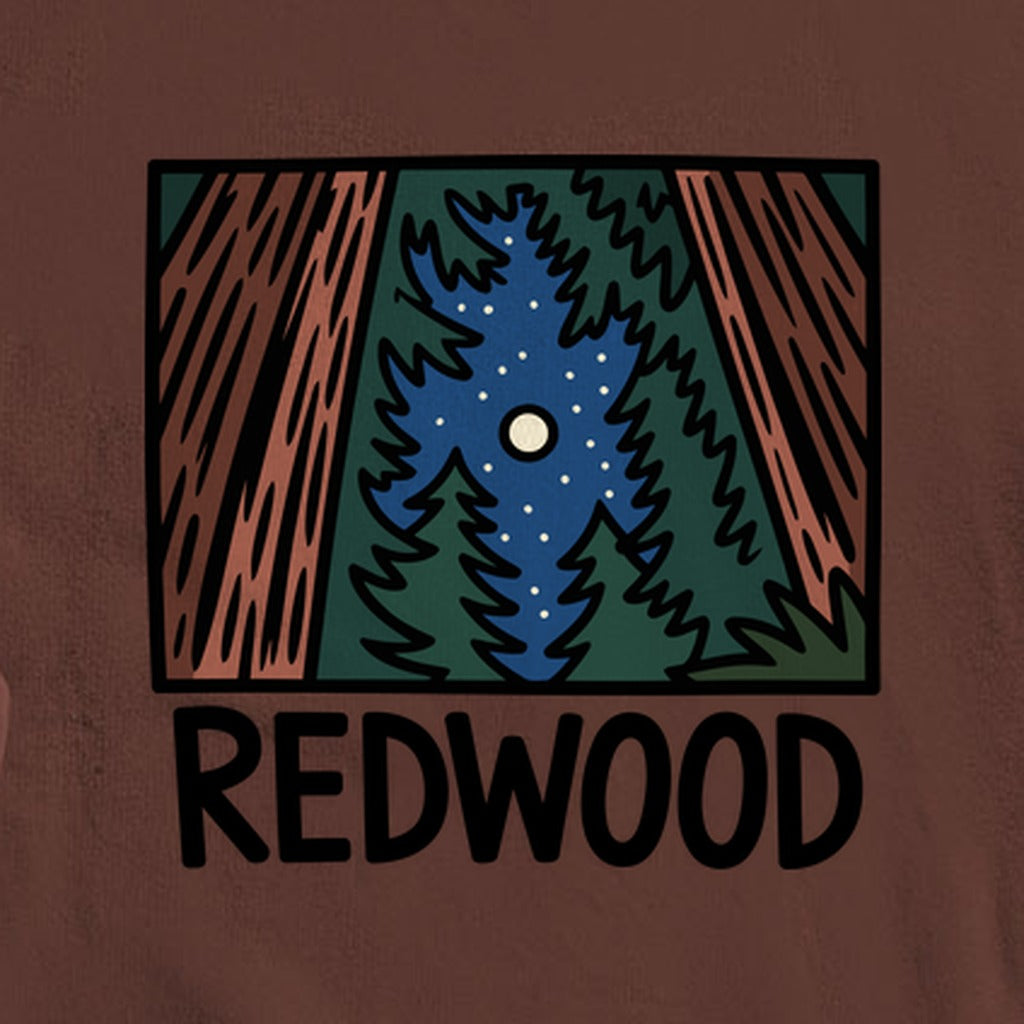 Redwood at Night Crewneck Sweatshirt