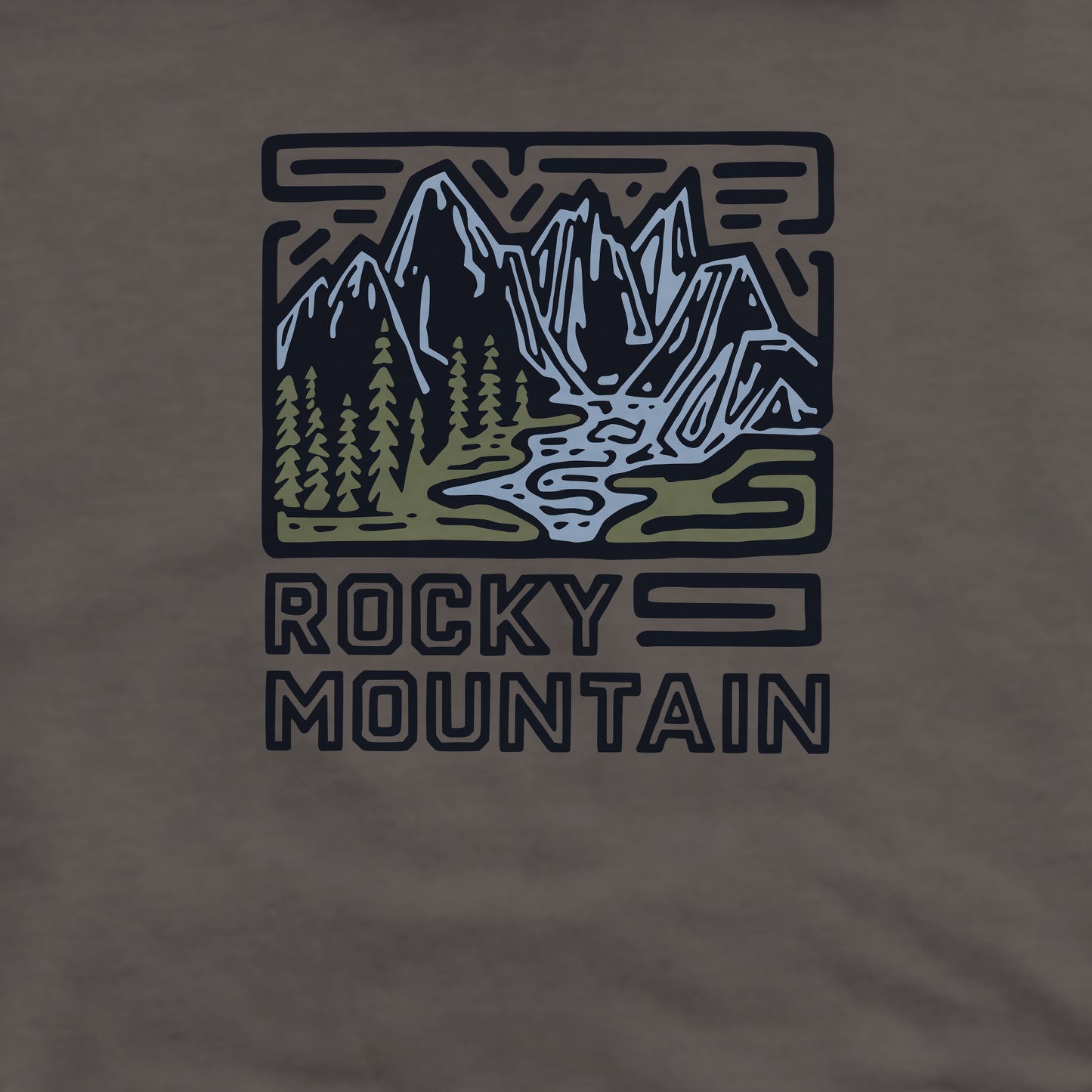 Rocky Mountain National Park Crewneck Sweatshirt Adventure and Outdoors Themed Sweatshirt