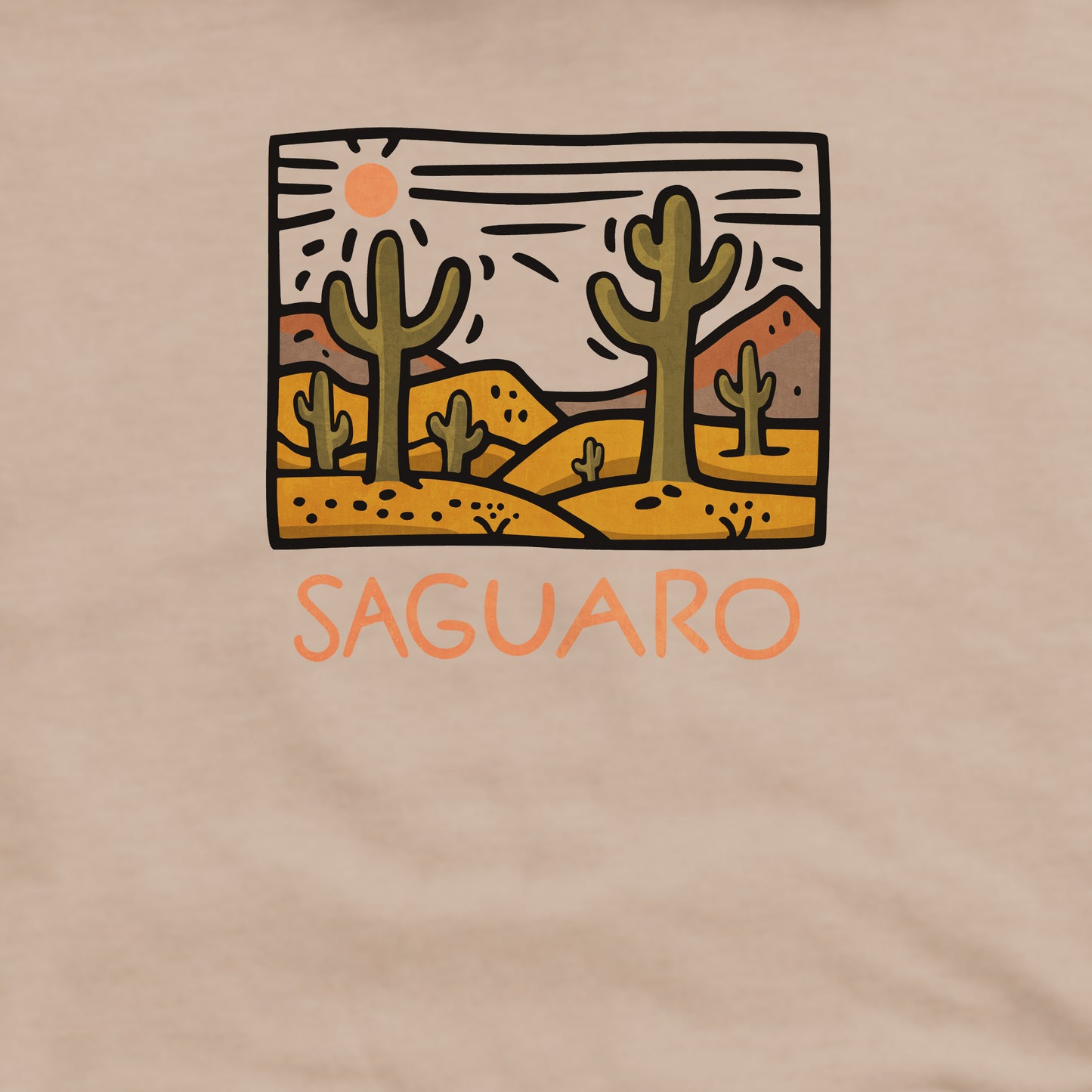 Saguaro National Park Crewneck Sweatshirt Adventure and Outdoors Themed Sweatshirt