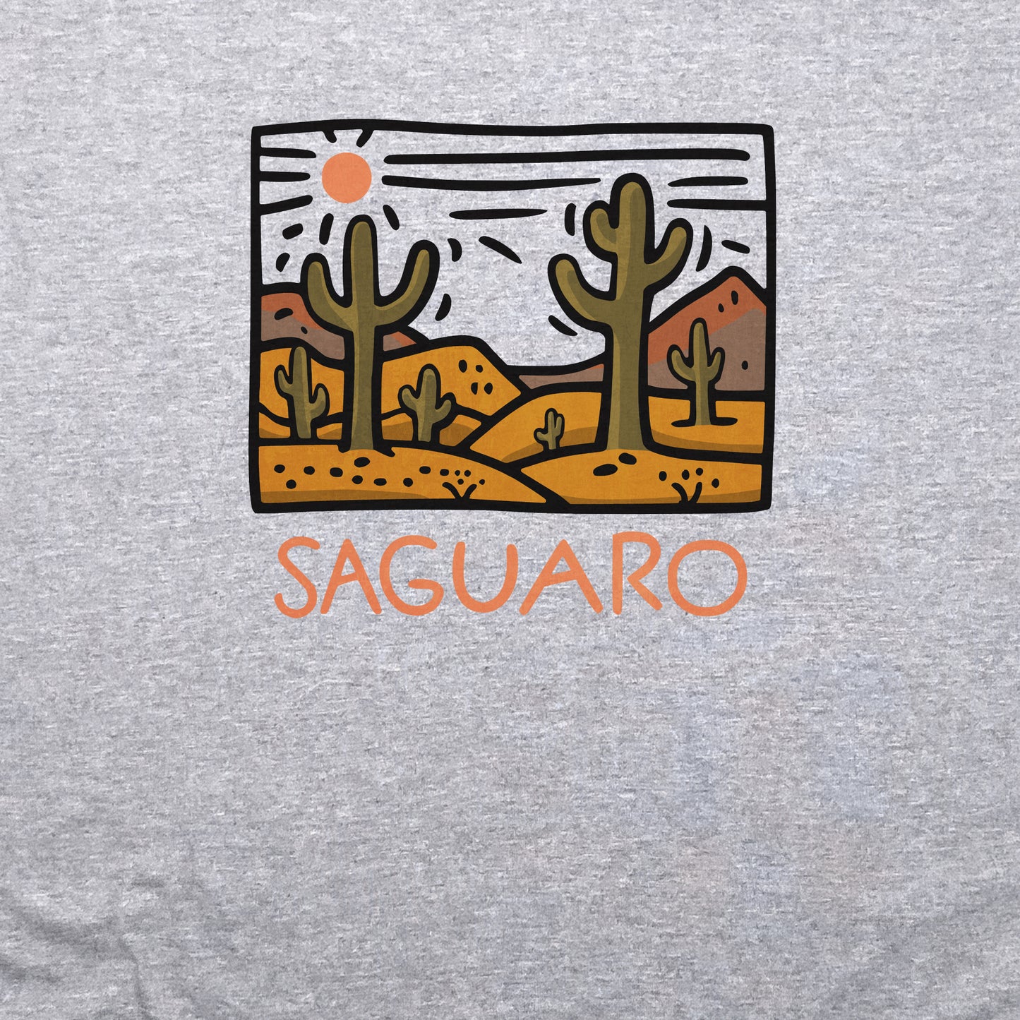 Saguaro National Park Crewneck Sweatshirt Adventure and Outdoors Themed Sweatshirt
