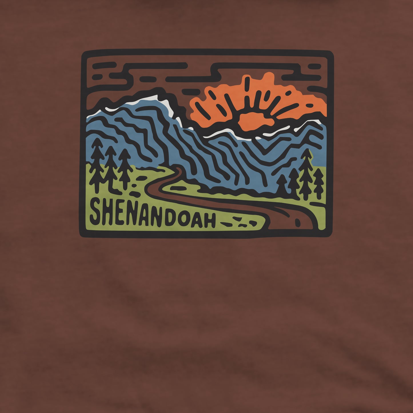 Shenandoah National Park Crewneck Sweatshirt Adventure and Outdoors Themed Sweatshirt