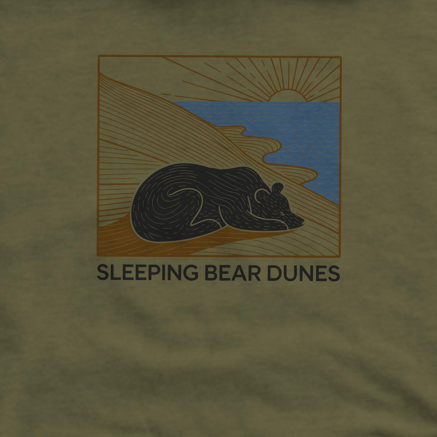 Sleeping Bear Dunes National Lakeshore Crewneck Sweatshirt Adventure and Outdoors Themed Sweatshirt