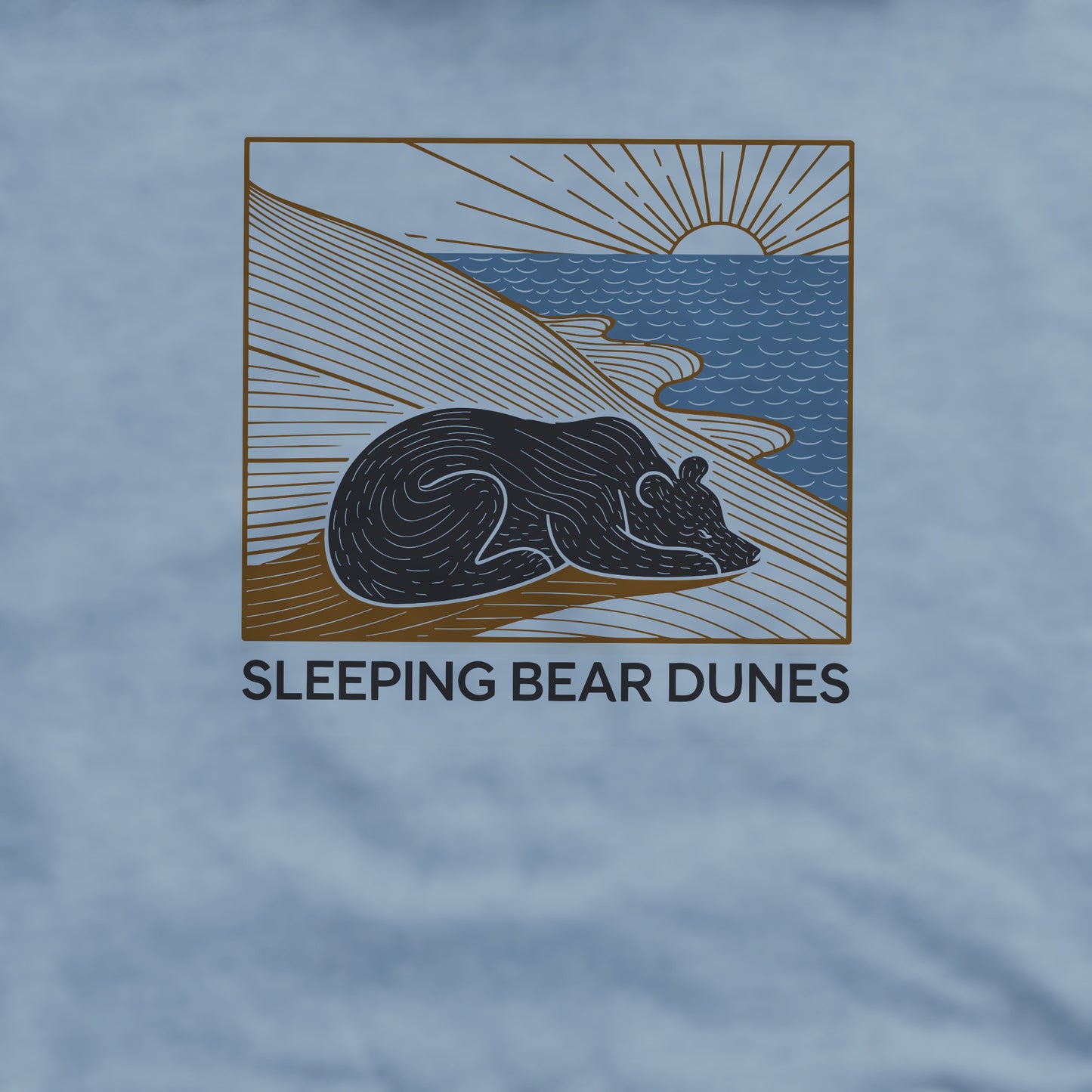 Sleeping Bear Dunes National Lakeshore Crewneck Sweatshirt Adventure and Outdoors Themed Sweatshirt
