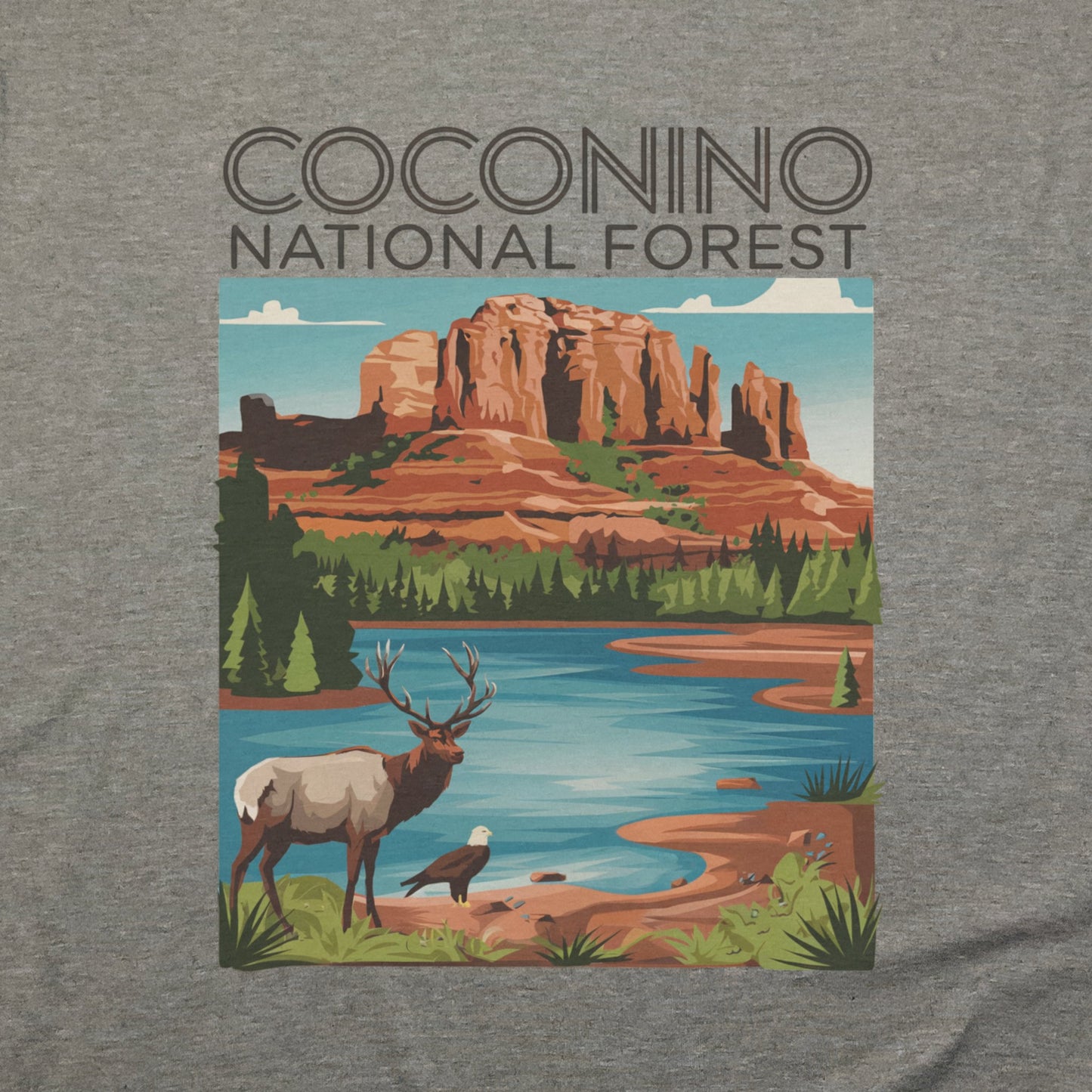 Coconino National Forest T-Shirt Adventure and Outdoors Themed T-Shirt