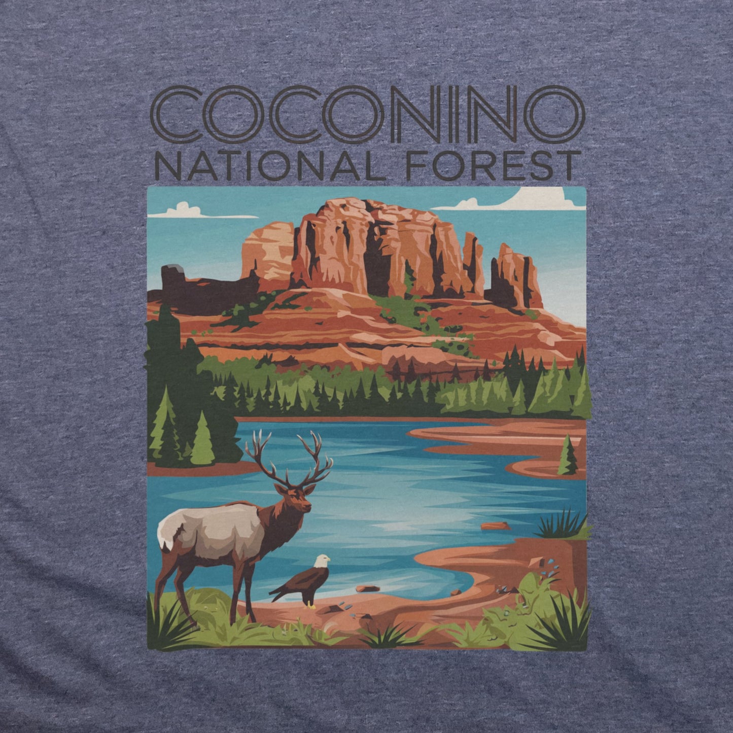 Coconino National Forest T-Shirt Adventure and Outdoors Themed T-Shirt