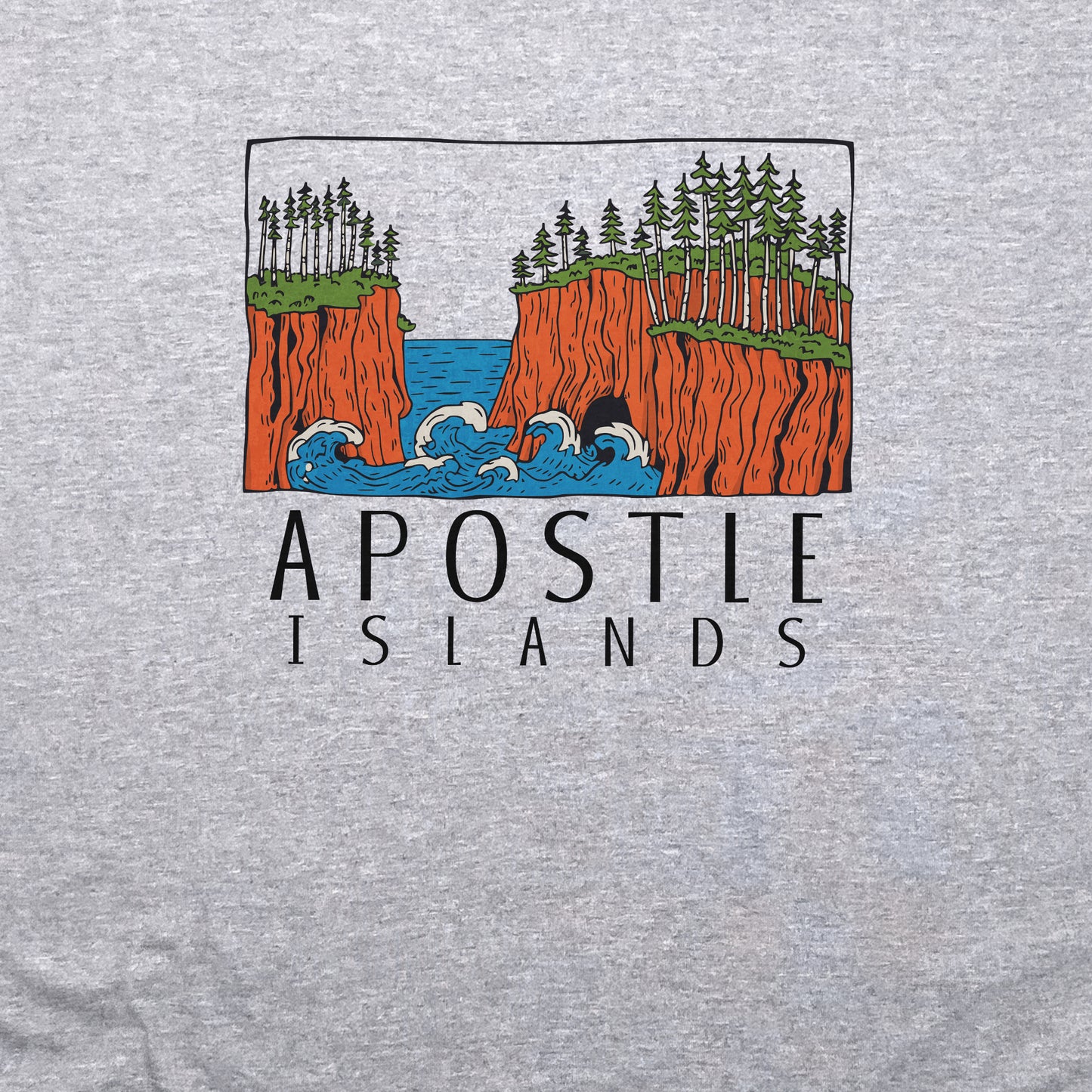 Apostle Islands National Lakeshore Crewneck Sweatshirt Adventure and Outdoors Themed Sweatshirt