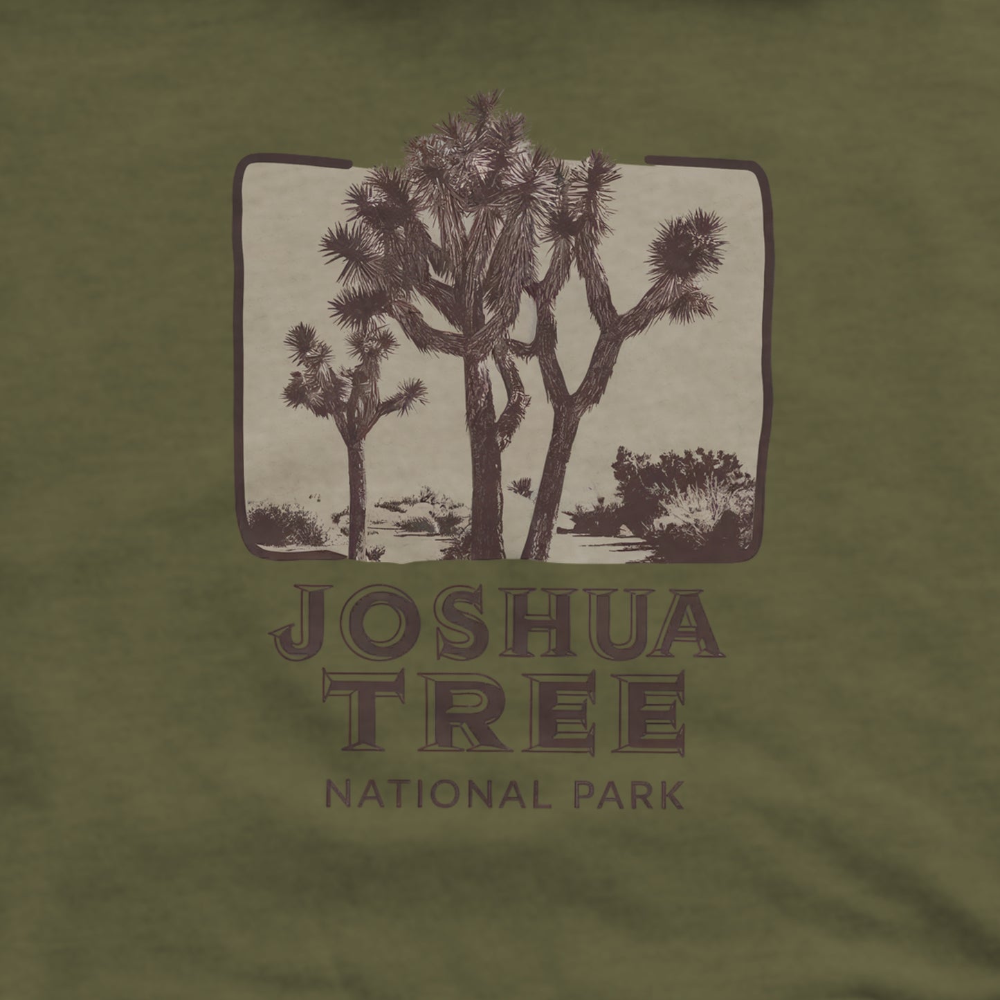 Joshua Tree National Park Vintage Crewneck Sweatshirt Adventure and Outdoors Themed Sweatshirt