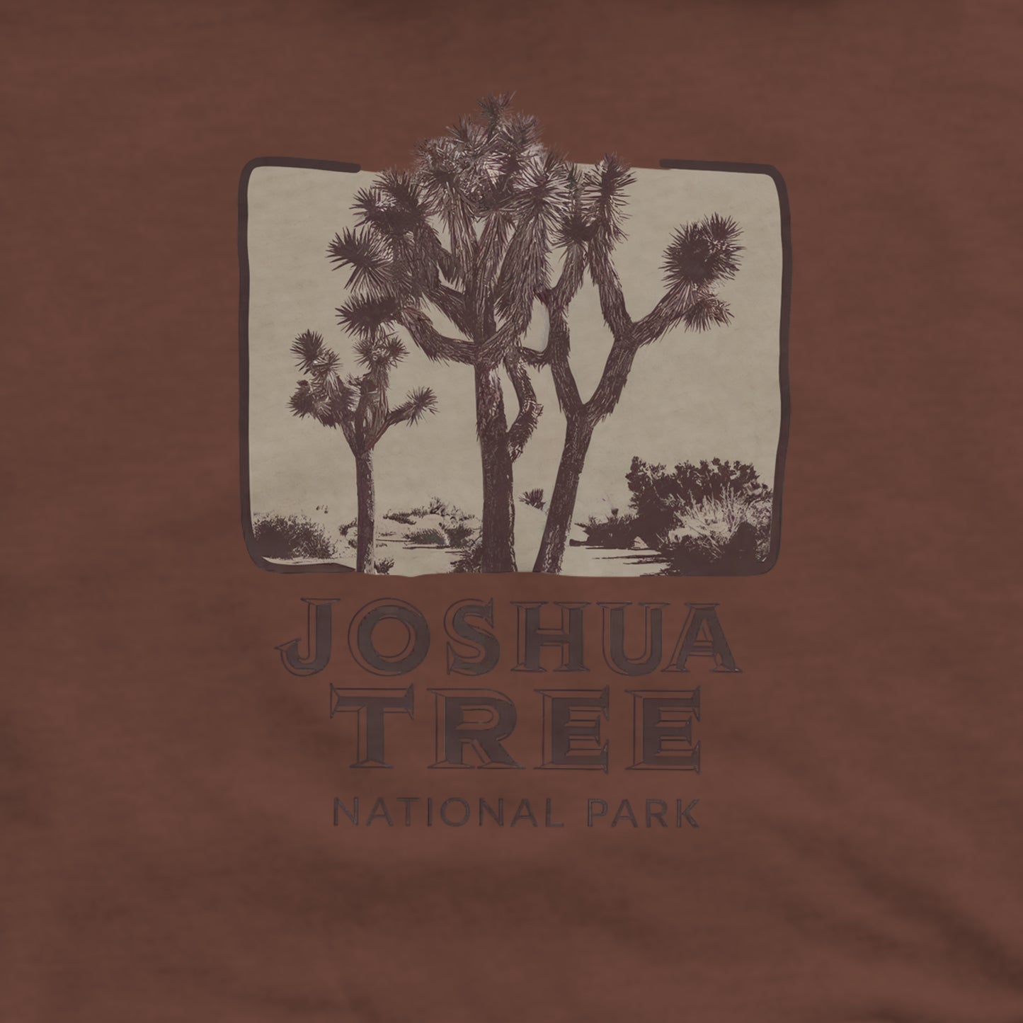 Joshua Tree National Park Vintage Crewneck Sweatshirt Adventure and Outdoors Themed Sweatshirt
