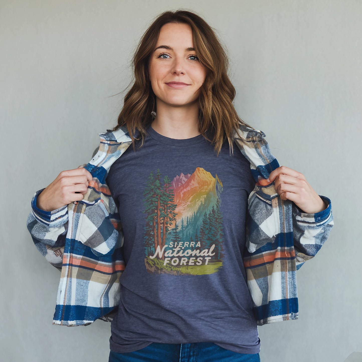 Sierra National Forest T-Shirt Adventure and Outdoors Themed T-Shirt