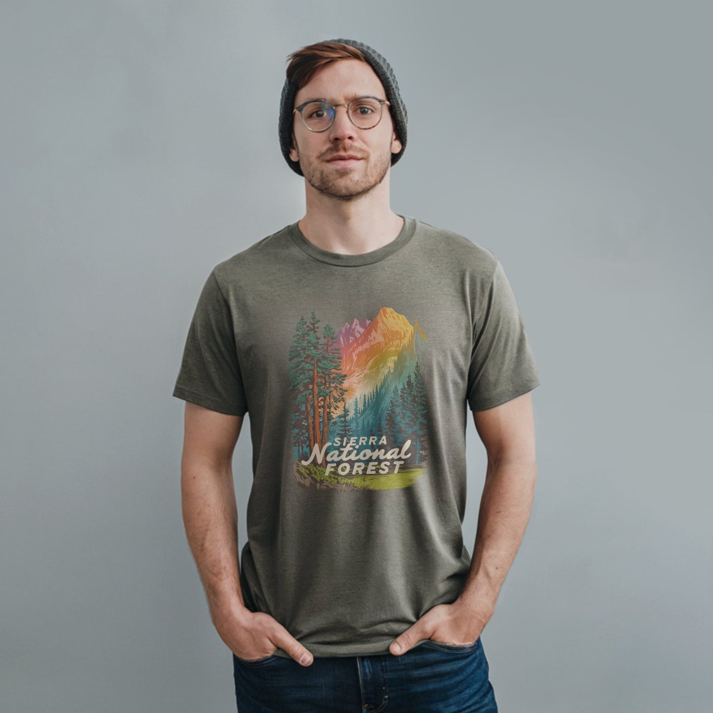 Sierra National Forest T-Shirt Adventure and Outdoors Themed T-Shirt