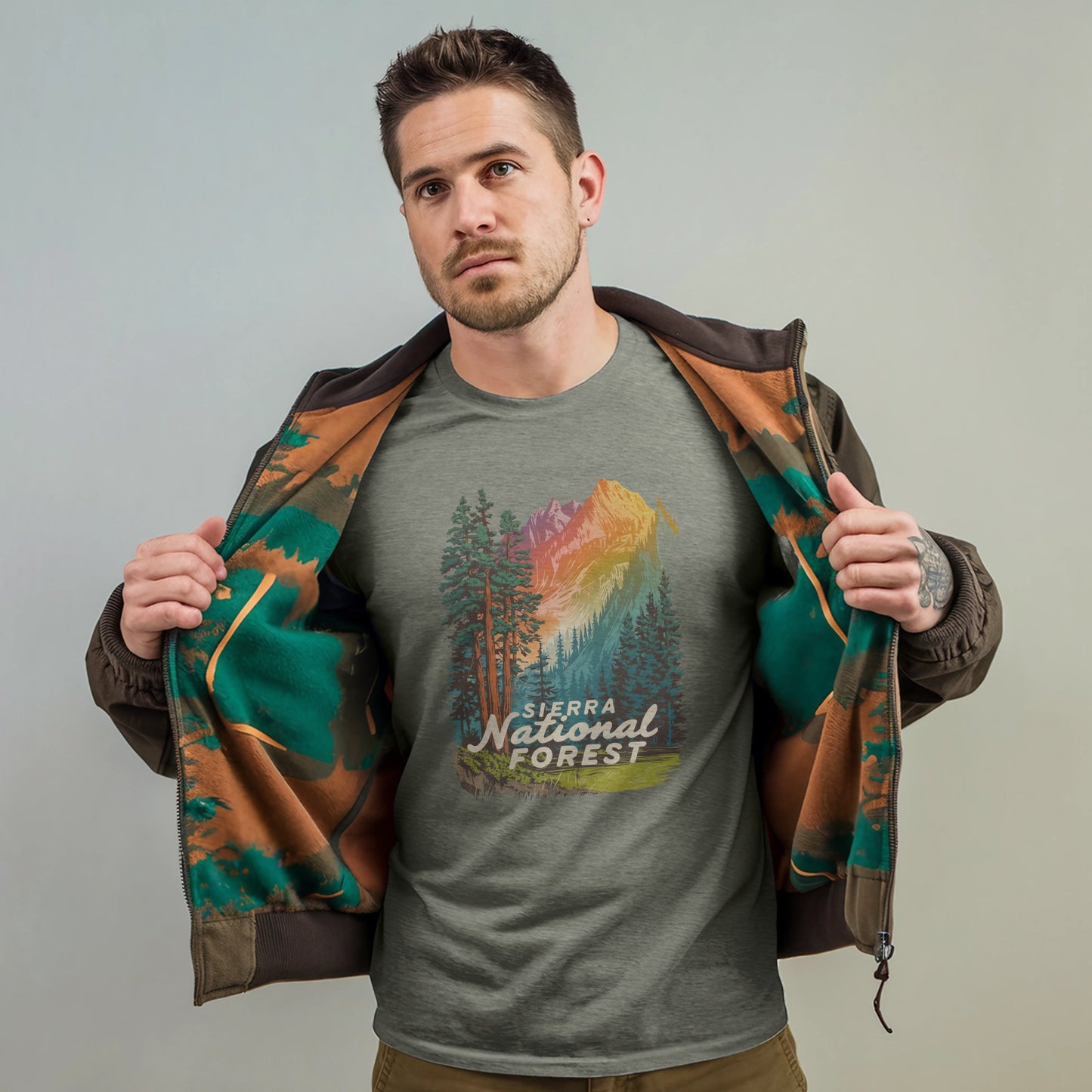 Sierra National Forest T-Shirt Adventure and Outdoors Themed T-Shirt