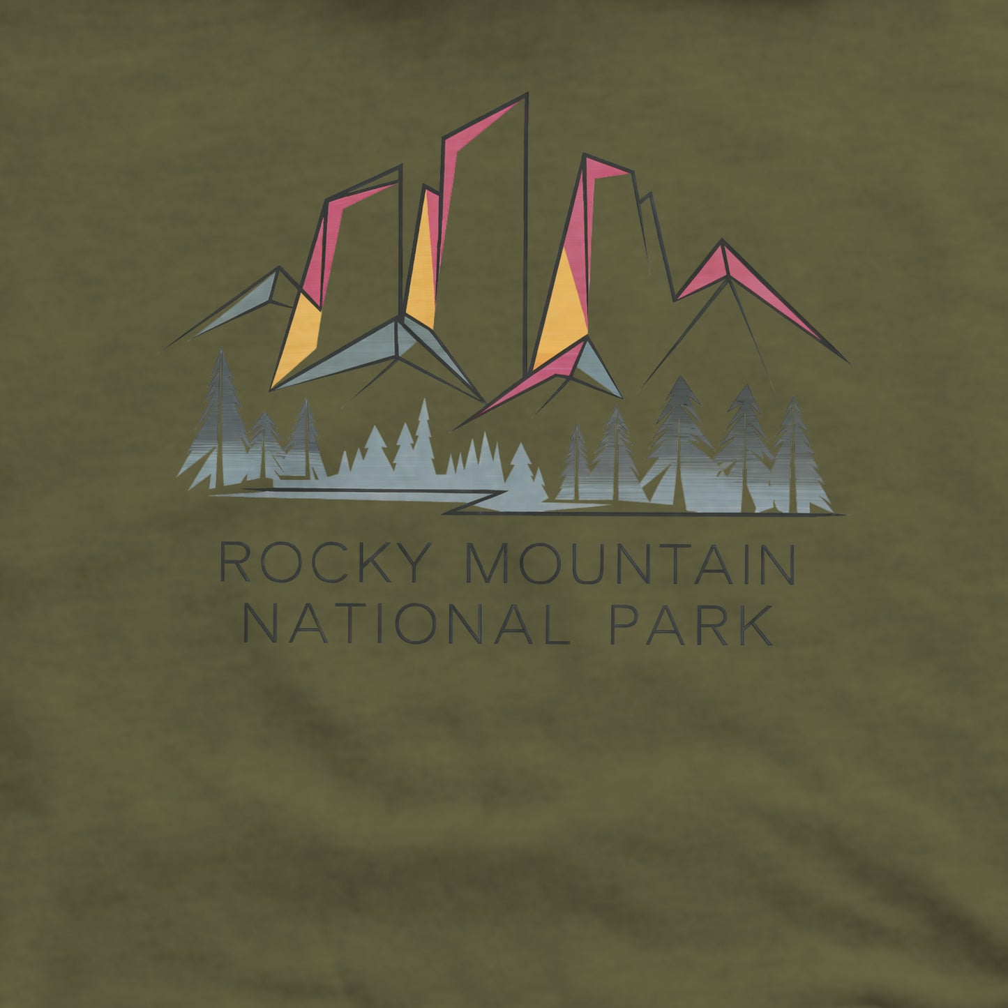 Rocky Mountain National Park Crewneck Sweatshirt Adventure and Outdoors Themed Sweatshirt
