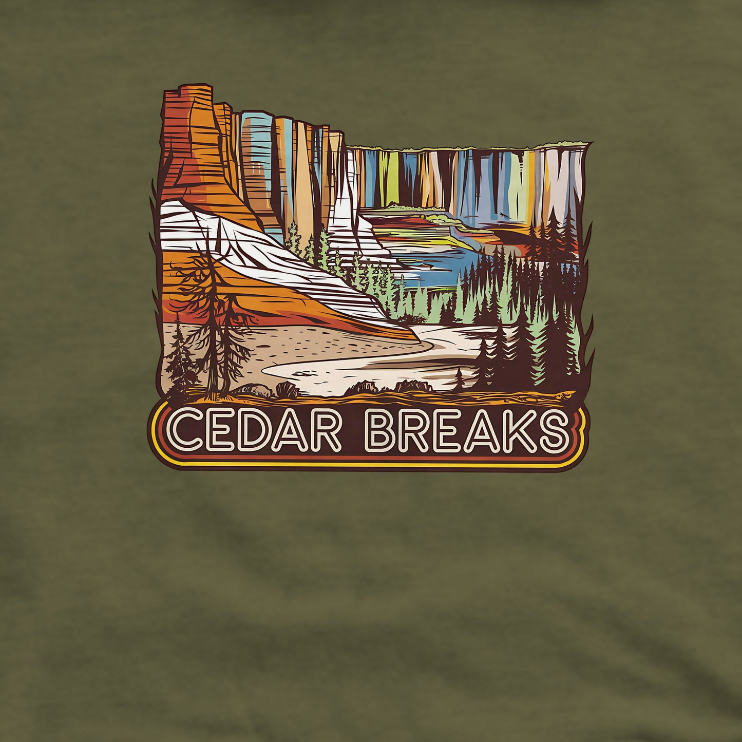 Cedar Breaks National Forest Sweatshirt Adventure and Outdoors Themed Sweatshirt