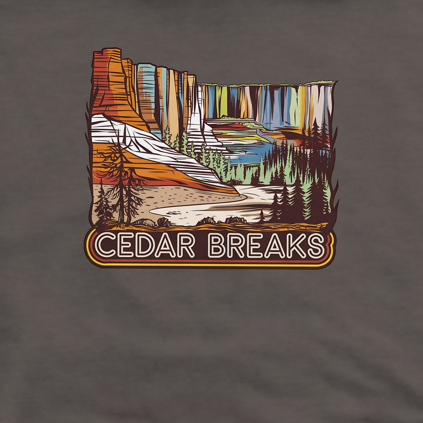Cedar Breaks National Forest Sweatshirt Adventure and Outdoors Themed Sweatshirt